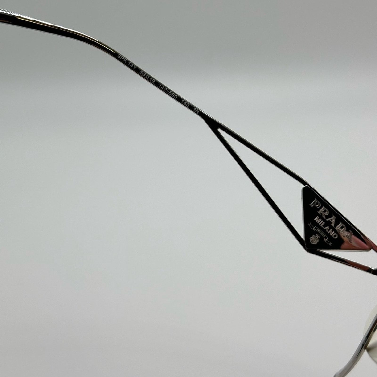 Prada NEW PRADA PR14YS 1425S0 Talc/Dark Grey Women Sunglasses Size ONE SIZE - 8 Thumbnail