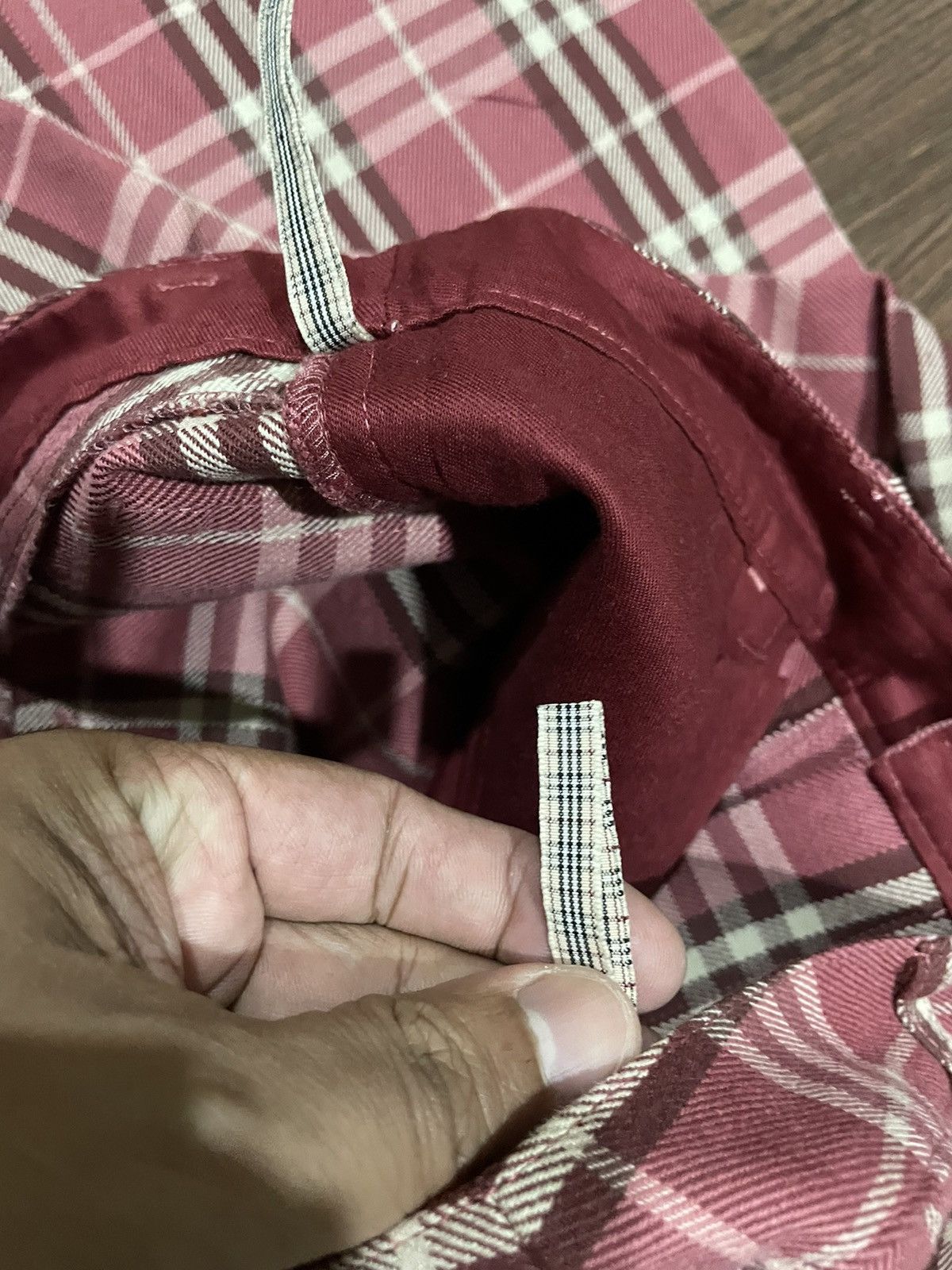 Burberry × Designer Burberry Blue Label Checkered Denim Size 29" - 19 Thumbnail