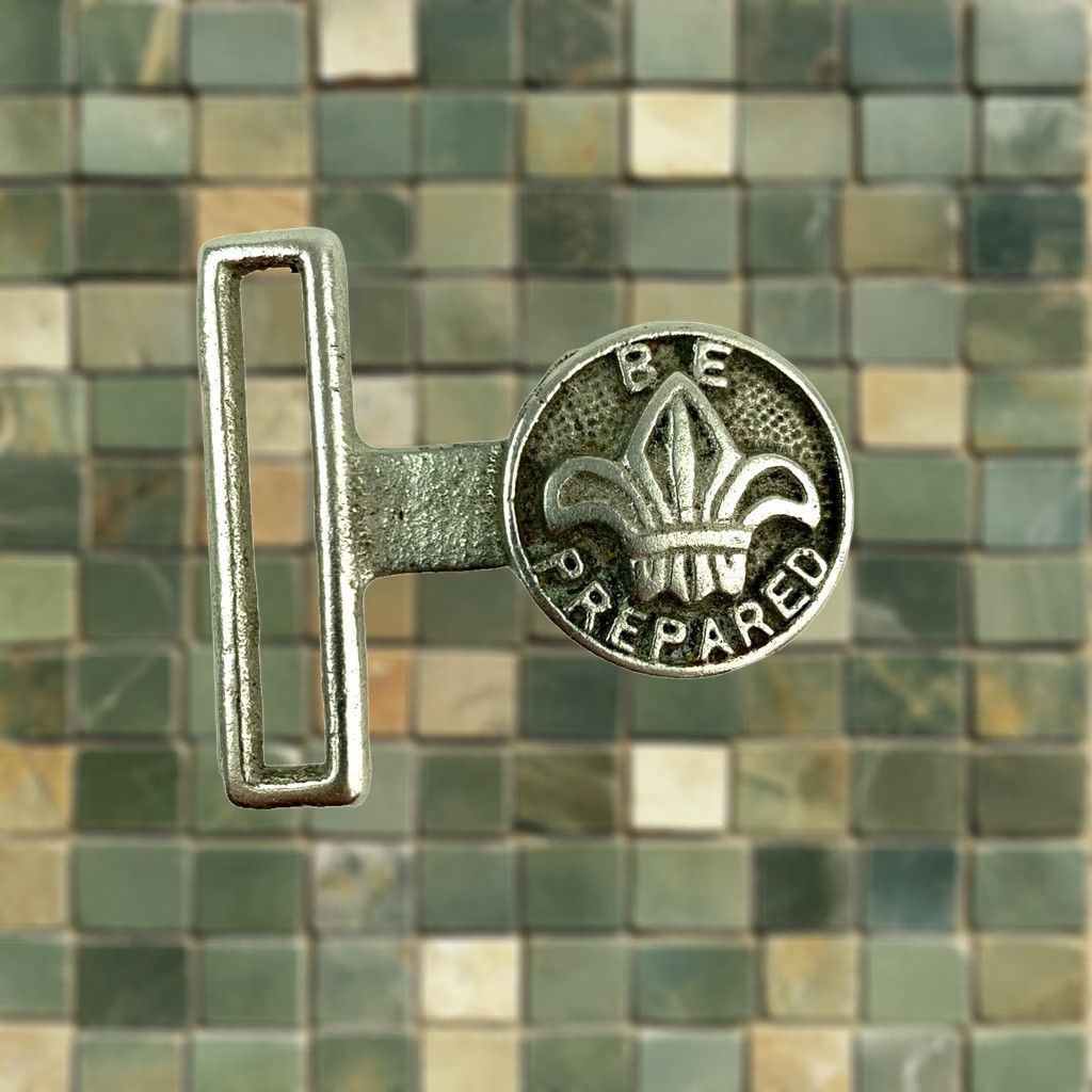 Vintage VINTAGE Be Prepared Boy Scouts Metal Belt Buckle Western Buckle Mens Belt Buckle Size ONE SIZE - 1 Thumbnail