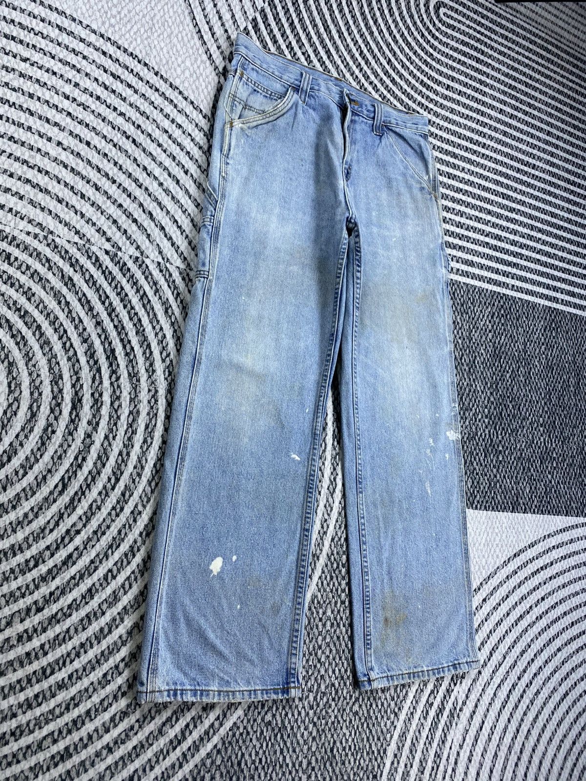 Faded Glory Vintage Faded Glory Carpenter Distressed Denim Jeans Size US 31 - 3 Thumbnail