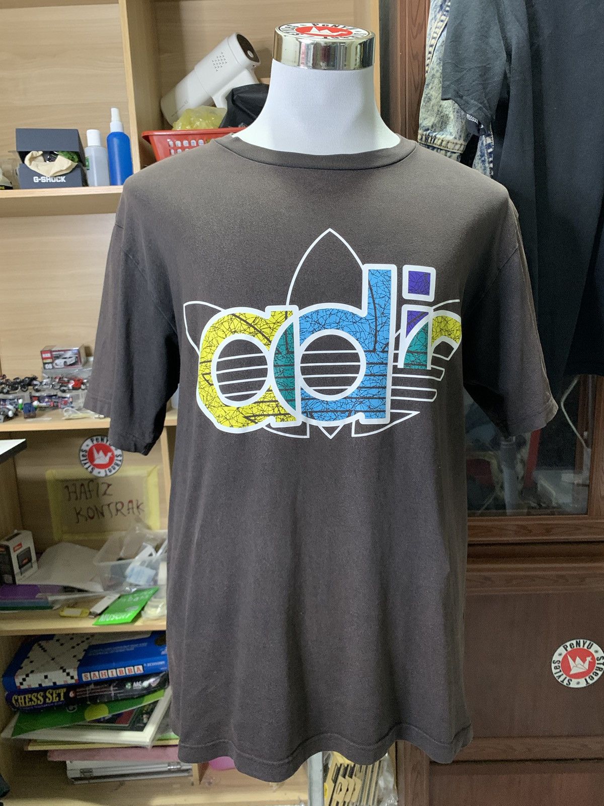 Adidas Adidas Y2K Trefoil Mirror T-shirt Size US XL / EU 56 / 4 - 1 Thumbnail