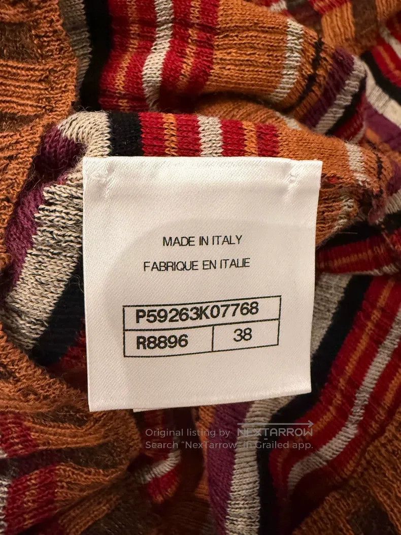 Chanel Chanel Hamburg series striped knitted sweater Size XS / US 0-2 / IT 36-38 - 4 Thumbnail
