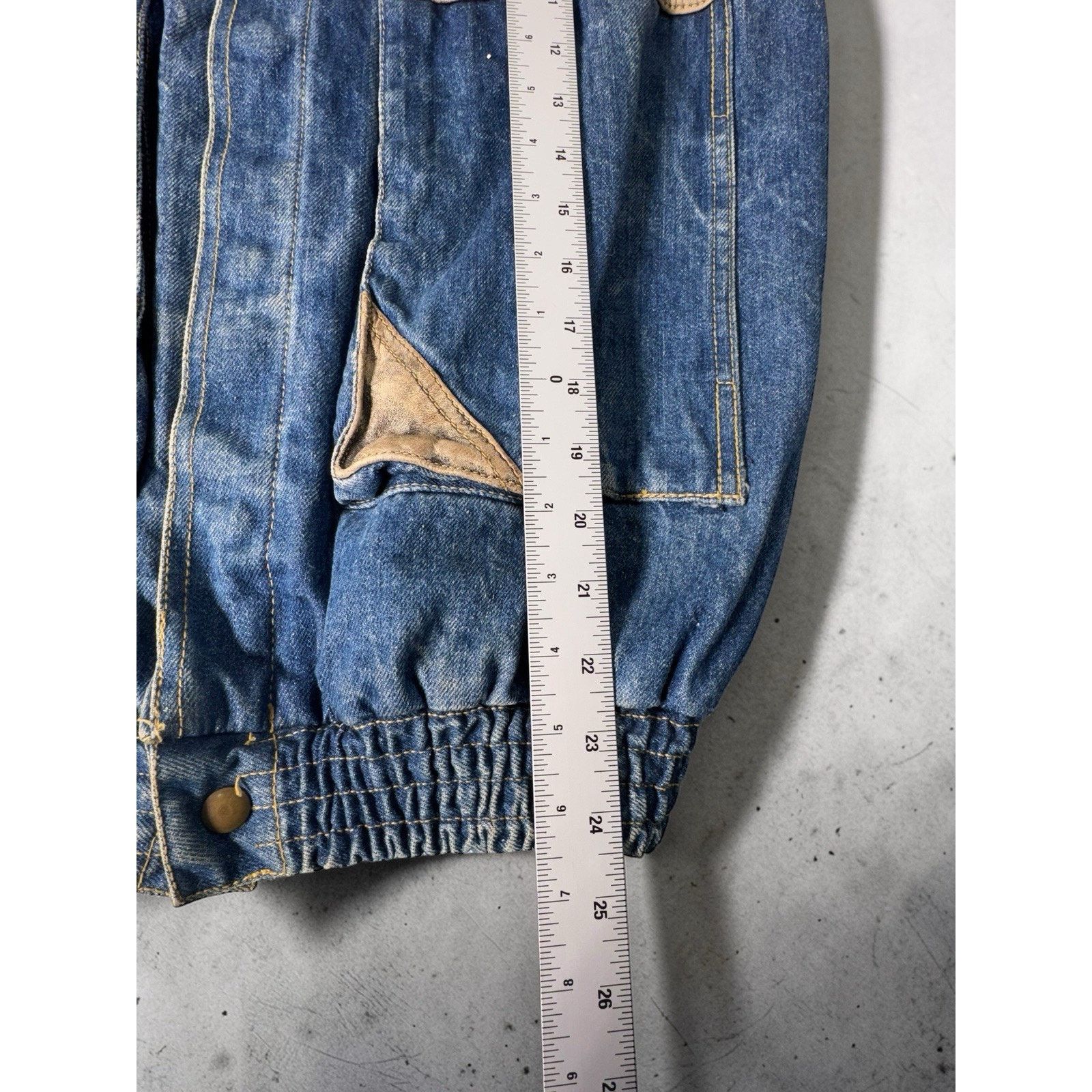 Guess Vintage Guess Georges Marciano Denim Vest Leather 80s Size M Size US M / EU 48-50 / 2 - 3 Thumbnail