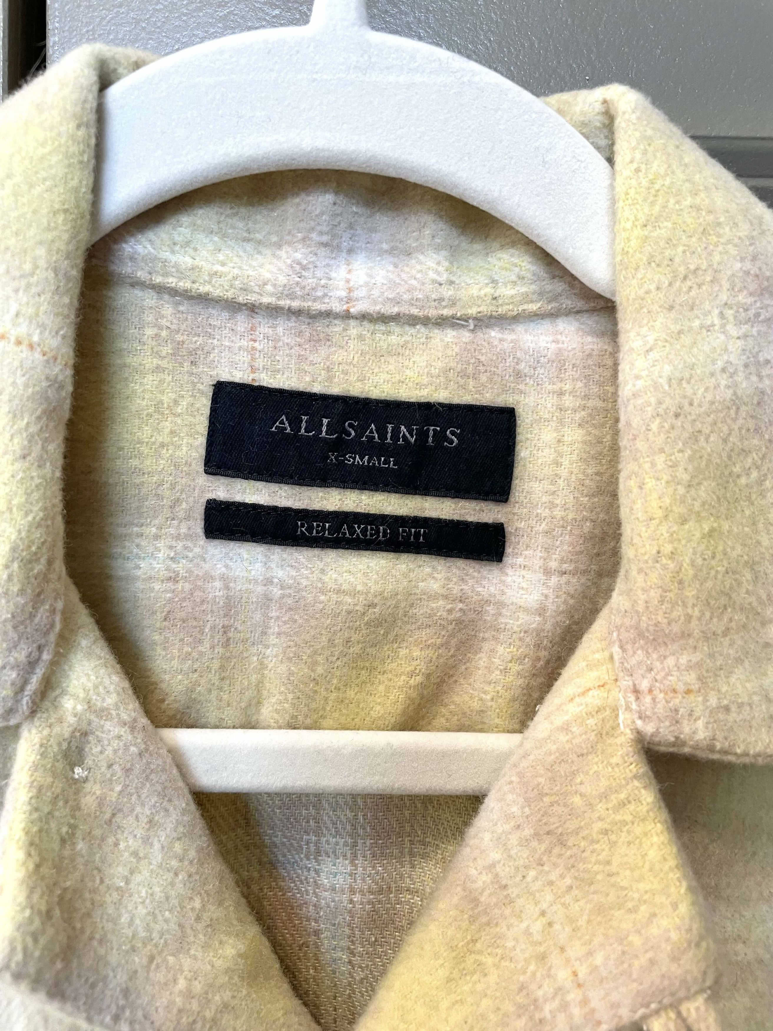 Allsaints AllSaints Plaid Camp Collar Flannel Shirt Size US XS / EU 42 / 0 - 4 Thumbnail