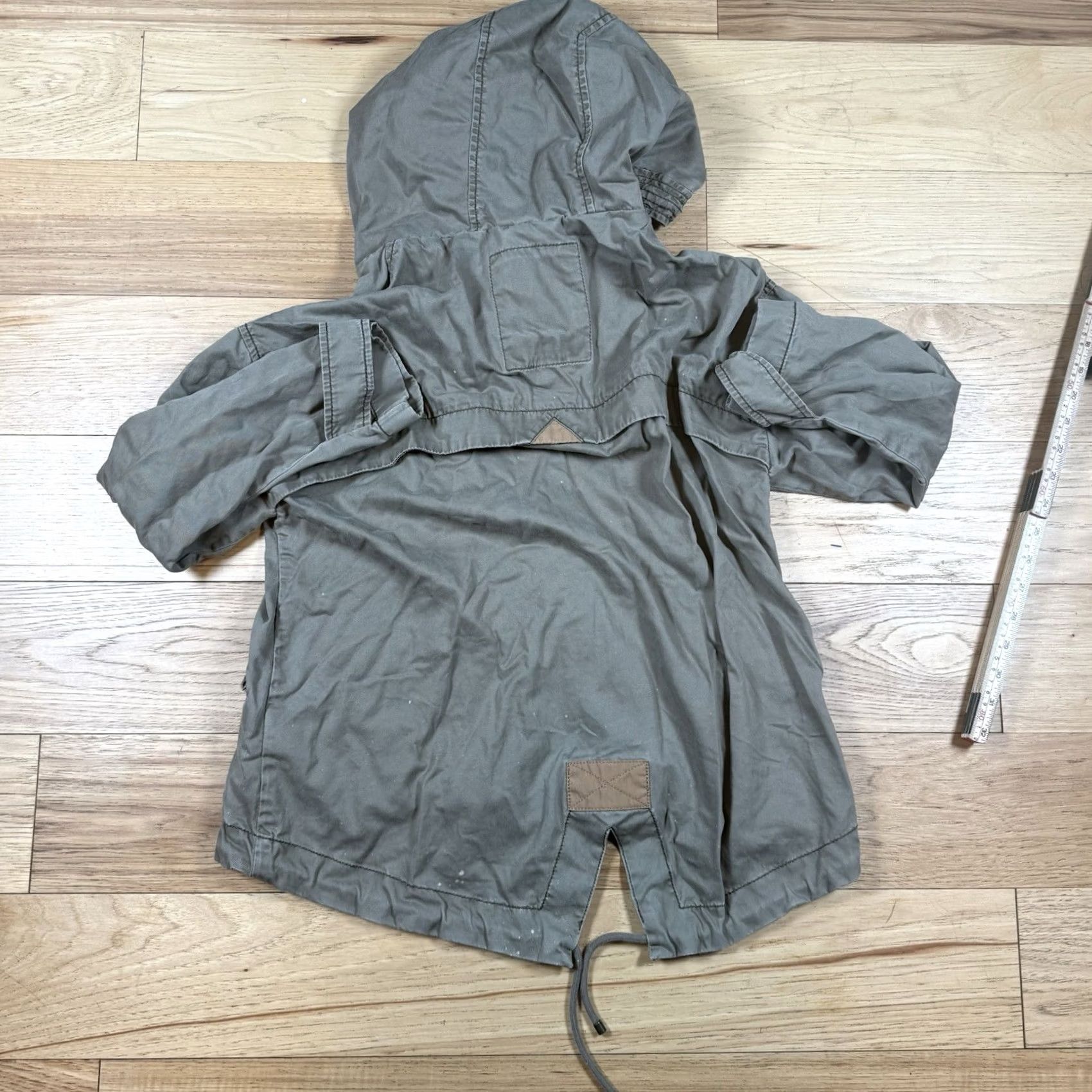 Abercrombie & Fitch VINTAGE Abercrombie & Fitch Military Jacket Women’s Small Green Zip Hood Y2K Jacket Womens Small Green Military Hooded Size S / US 4 / IT 40 - 7 Thumbnail