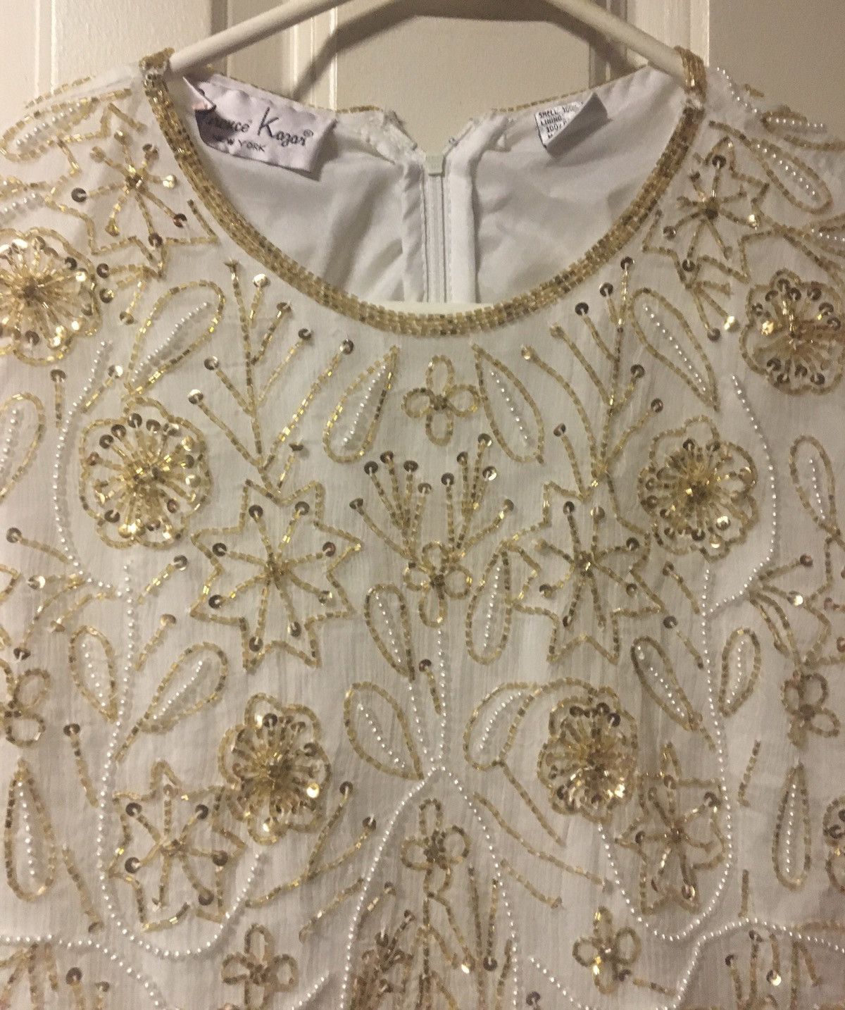 Vintage New Vintage Womens Laurence Kazar Silk Top Petite Medium Size M / US 6-8 / IT 42-44 - 3 Thumbnail