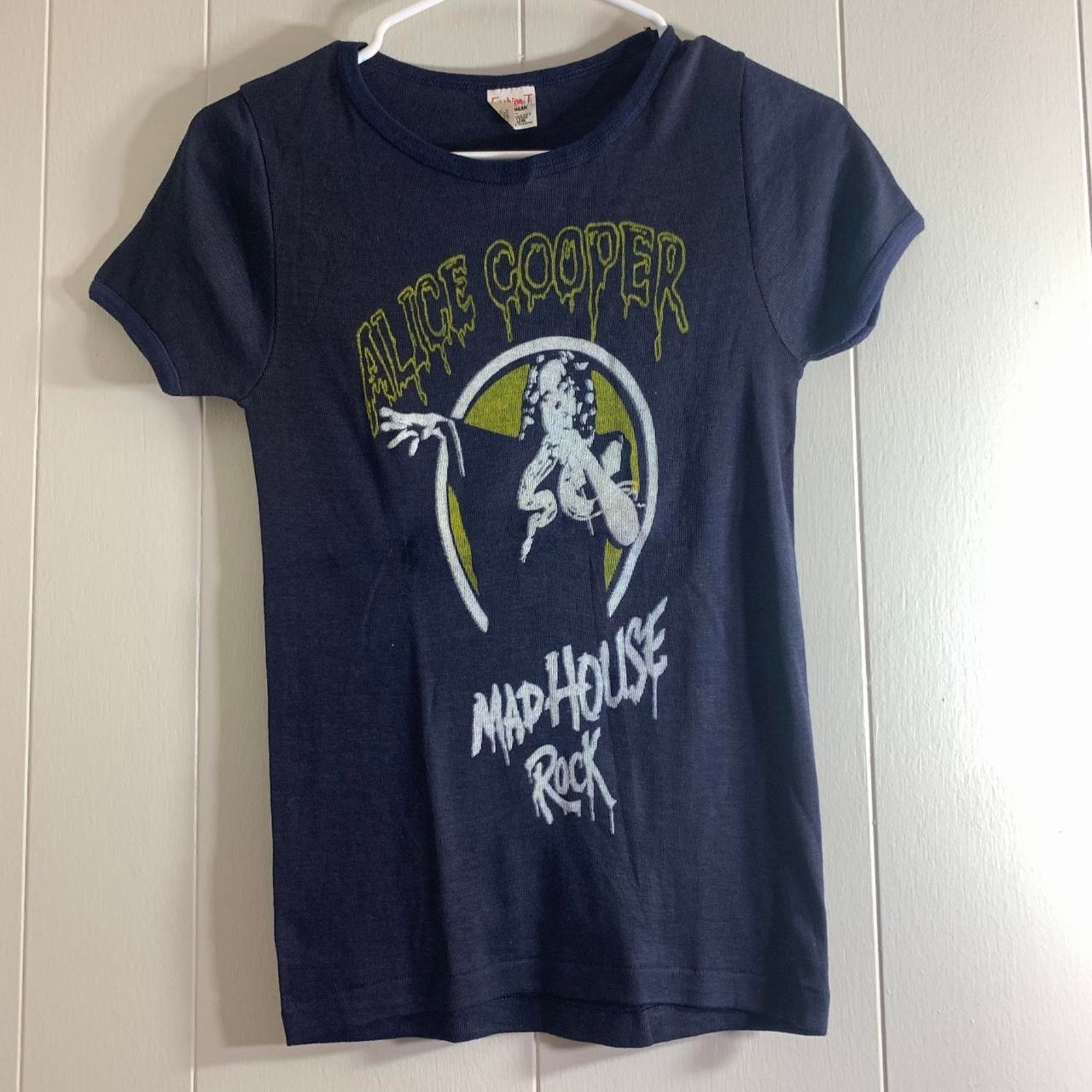 Vintage 1979 ALICE COOPER Mad House Rock Tour graphic tee shirt M Size US M / EU 48-50 / 2 - 2 Thumbnail