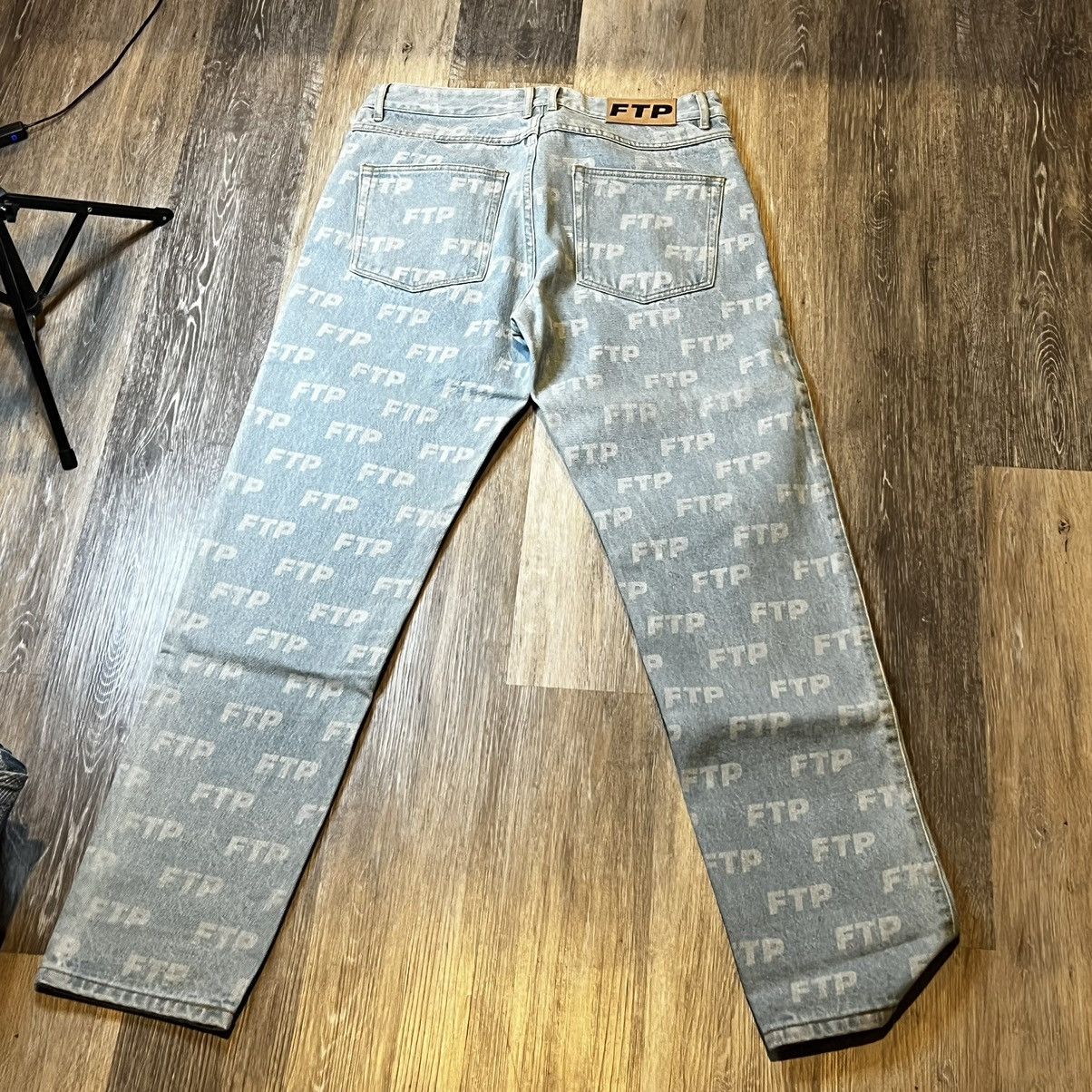 Fuck The Population Fuck The Population Allover Denim pant Jeans Size US 32 / EU 48 - 24 Thumbnail