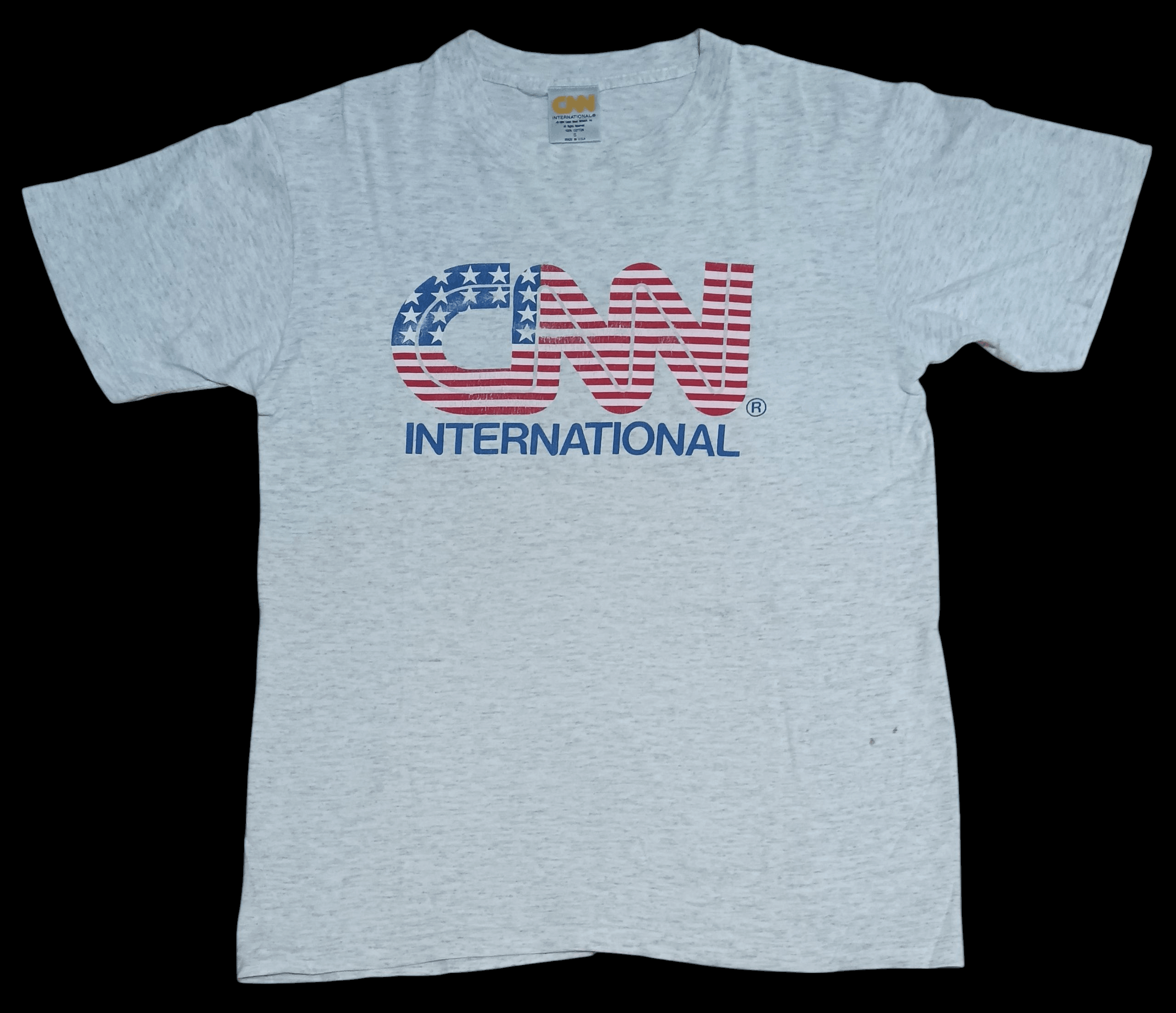 Vintage VINTAGE 80s CNN SHIRT Size US S / EU 44-46 / 1 - 4 Thumbnail