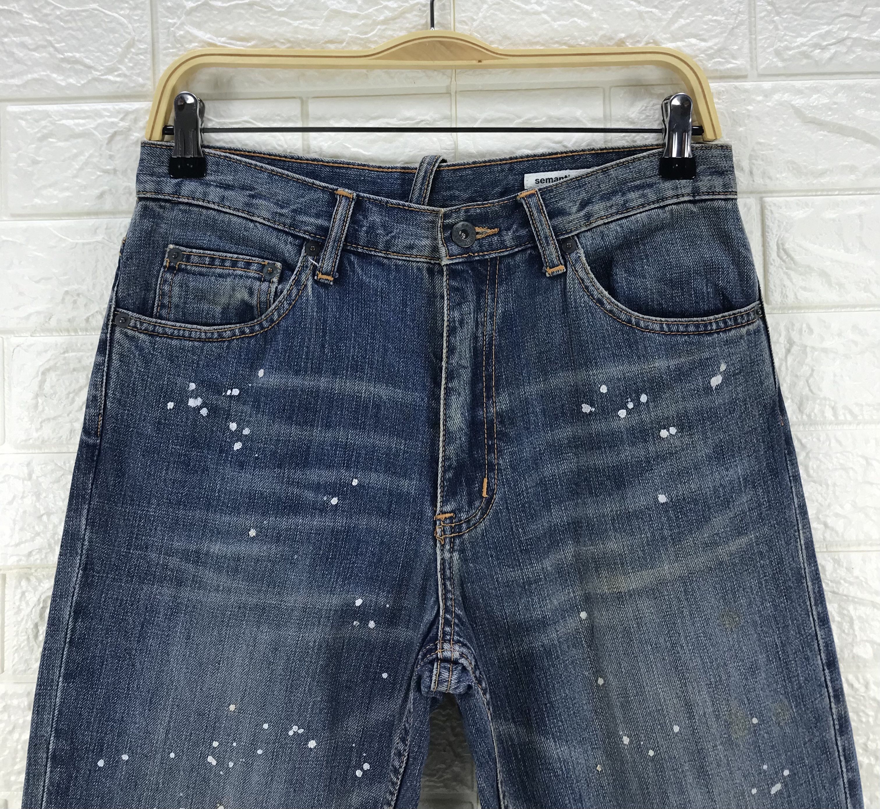 semanticdesign Vintage Semantic Design Paint Splatter Jeans Size US 30 / EU 46 - 2 Thumbnail