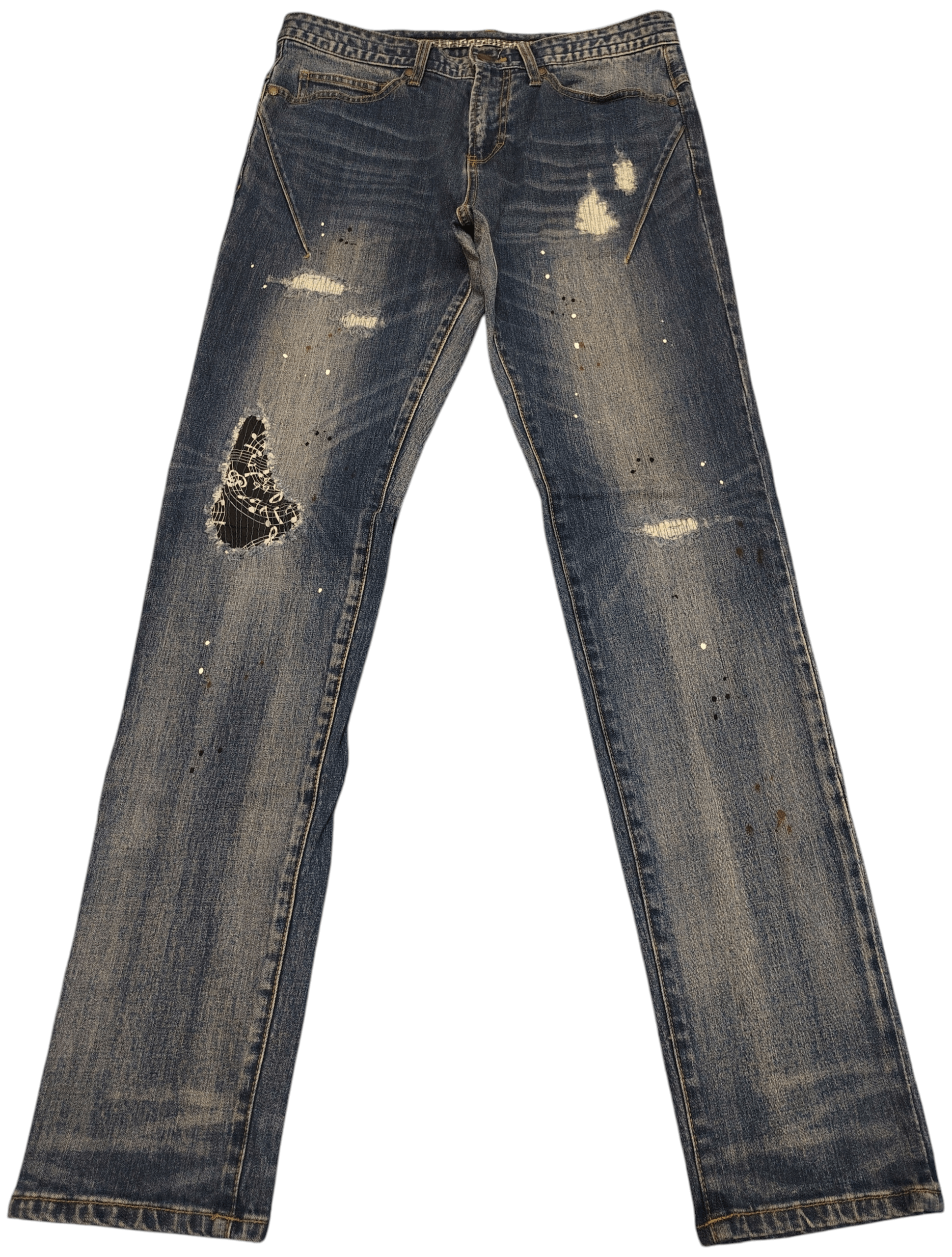 NUMBER (N)INE DENIM×LOVELESS GUILD PRIME COLLABORATION ダメージ加工デニム サイズM ナンバーナイン Loveless × Number (N)ine Number Nine Denim X Loveless . Guild