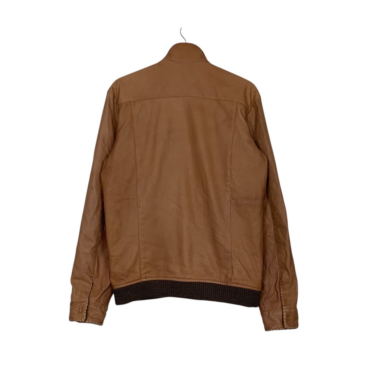 ADAM ET ROPE ADAM ET ROPE Lamb Leather Jacket #2720-C122 Size US XS / EU 42 / 0 - 7 Thumbnail