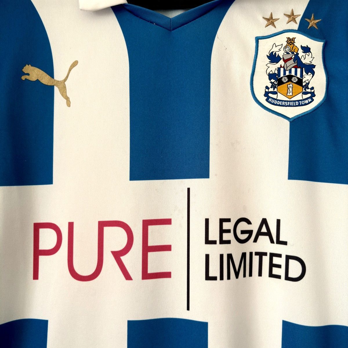 Puma 2016 2017 Huddersfield Town England Puma Home Soccer Jersey Size US M / EU 48-50 / 2 - 3 Thumbnail