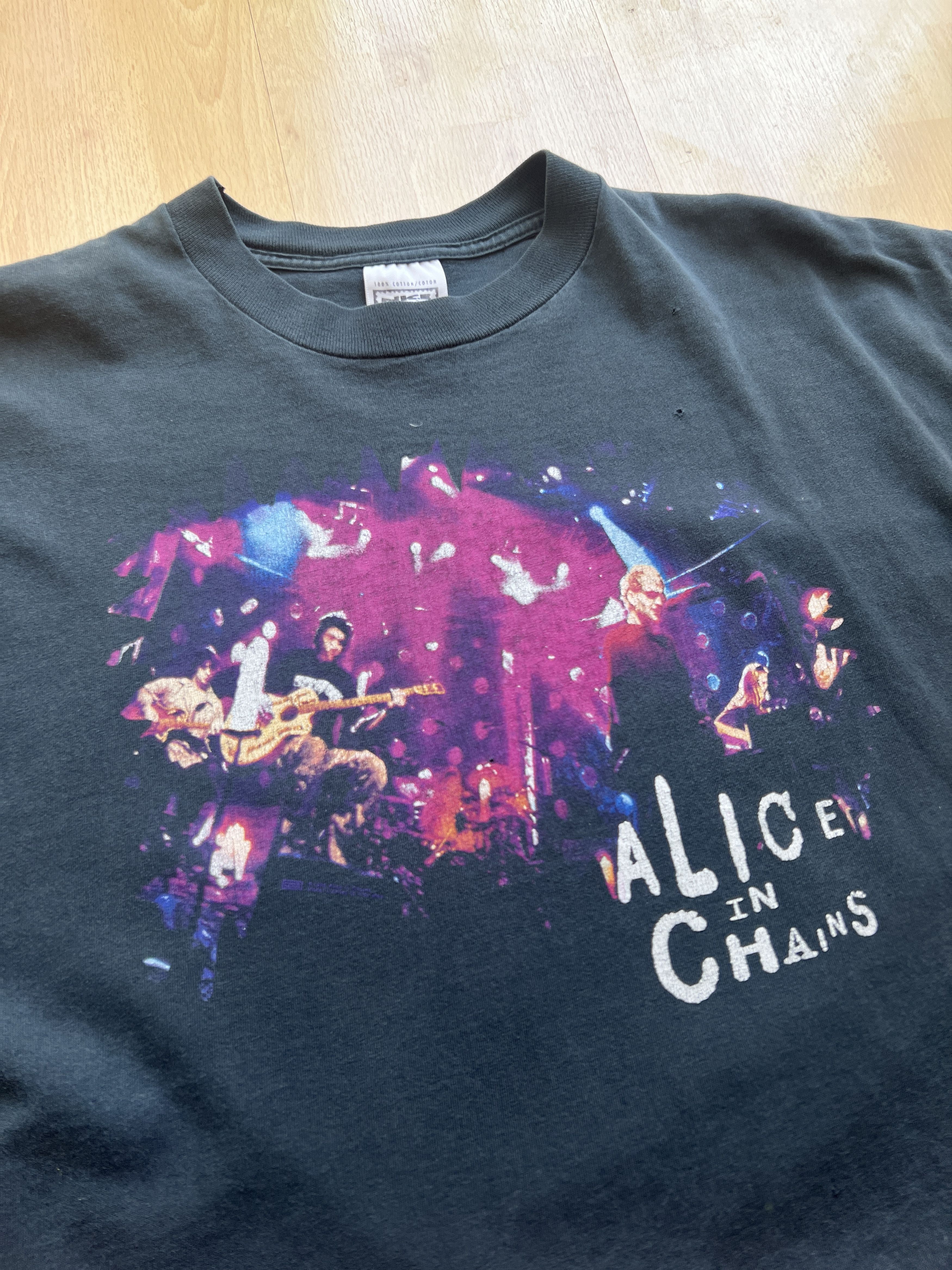 Band Tees MTV Unplugged Alice and Chains Vintage Tee (NICEMAN TAG) Size US XL / EU 56 / 4 - 2 Thumbnail