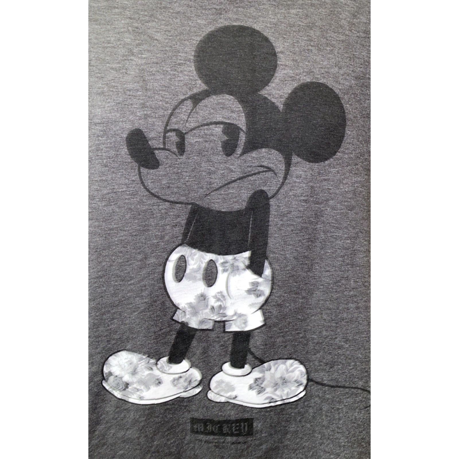Disney VINTAGE Disney Mens Gray Short Sleeve Mickey Mouse T-Shirt Size M Size US M / EU 48-50 / 2 - 2 Thumbnail