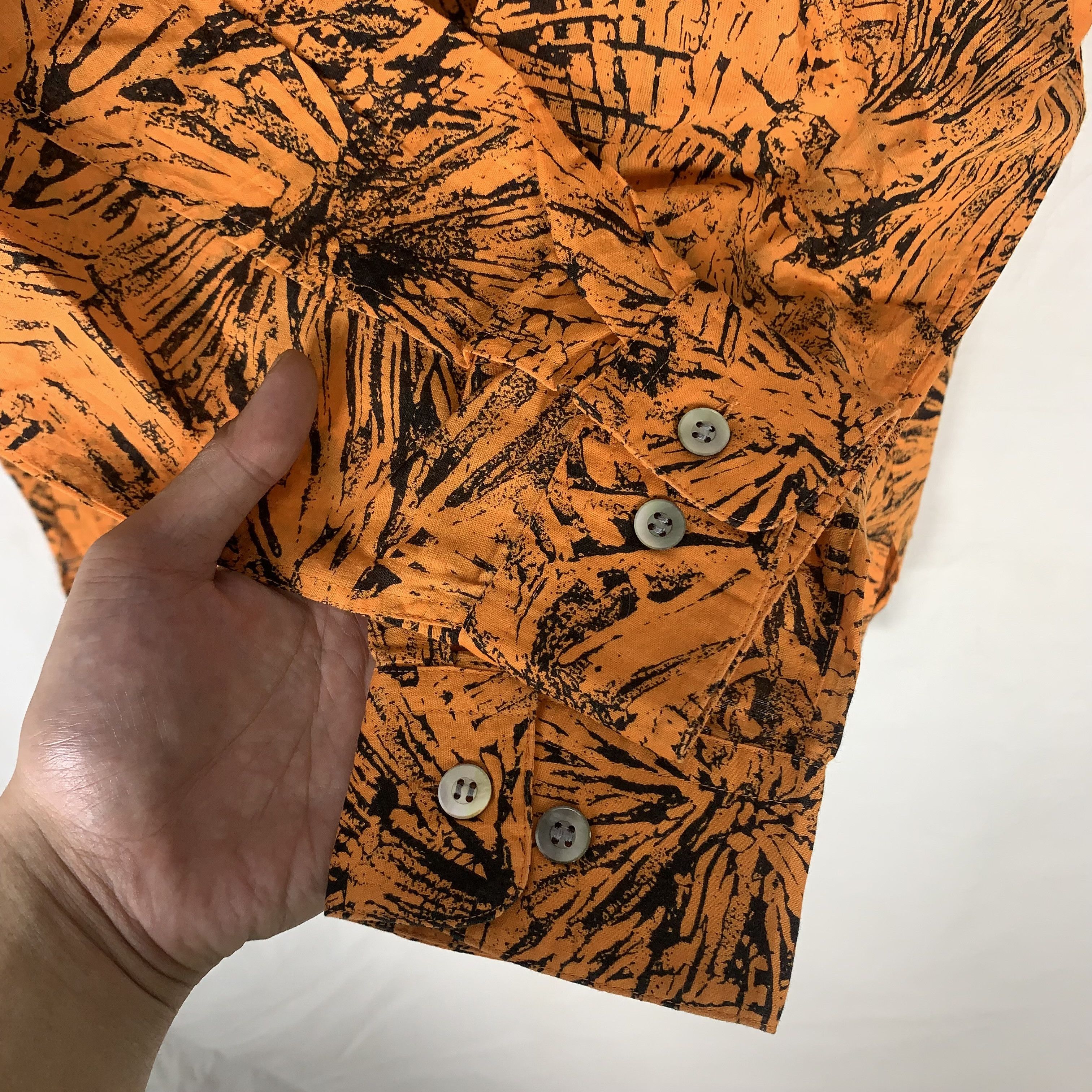 Issey Miyake Vintage Issey Miyake Printed Button Up Shirt Size US M / EU 48-50 / 2 - 6 Thumbnail