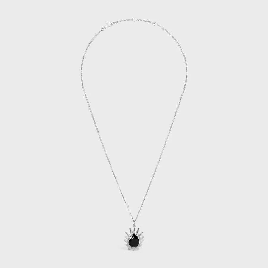 Celine o1bcso1str1024 Size: OS/DUP/ Triangle Necklace in Silver | Grailed