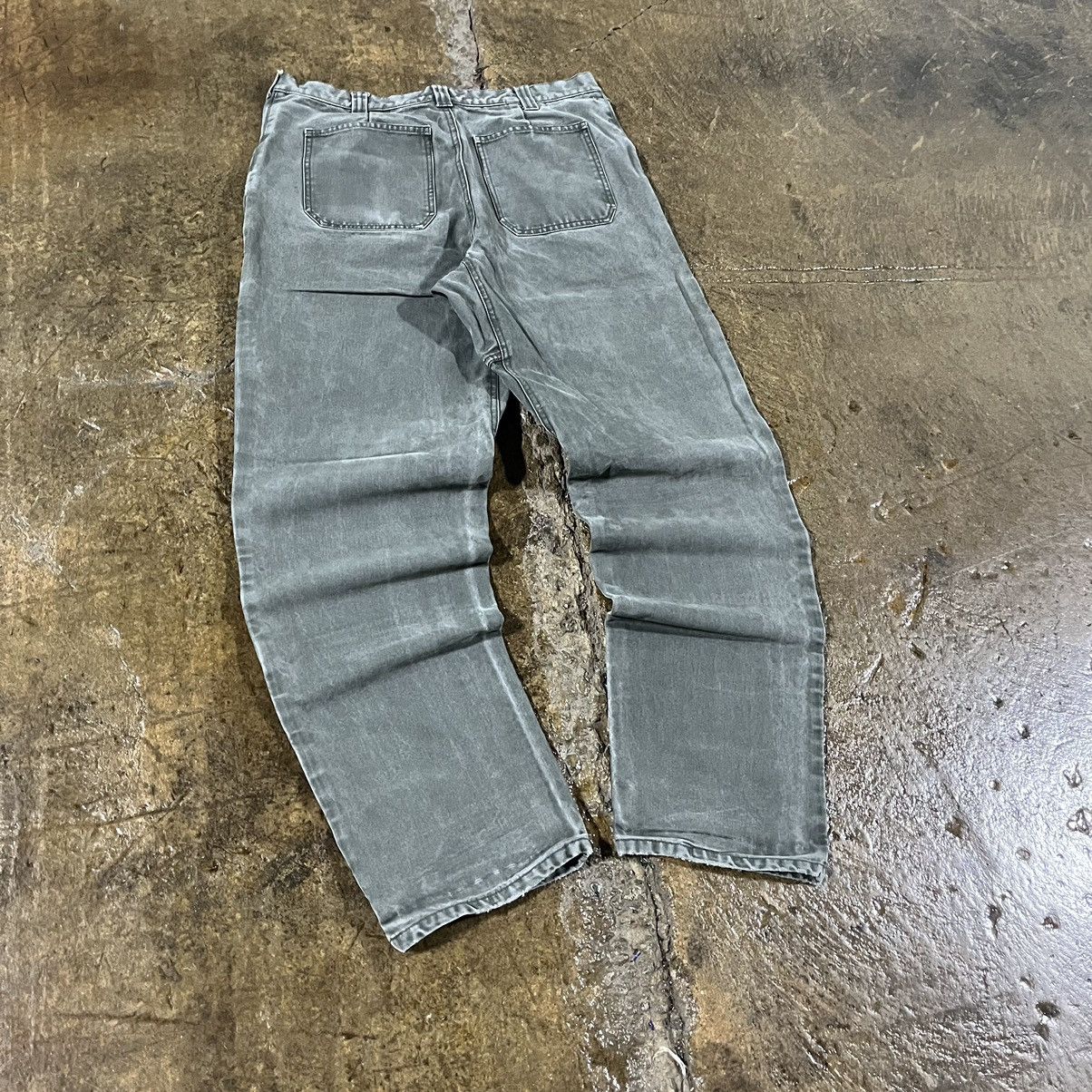 Carhartt × Vintage Crazy Y2K Carhartt Style Faded Double Knee Workwear Pants Size US 34 / EU 50 - 7 Thumbnail