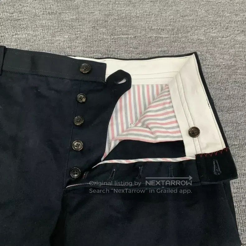 Thom Browne Thom Browne size 1 Blue trousers Size US 39 - 3 Thumbnail
