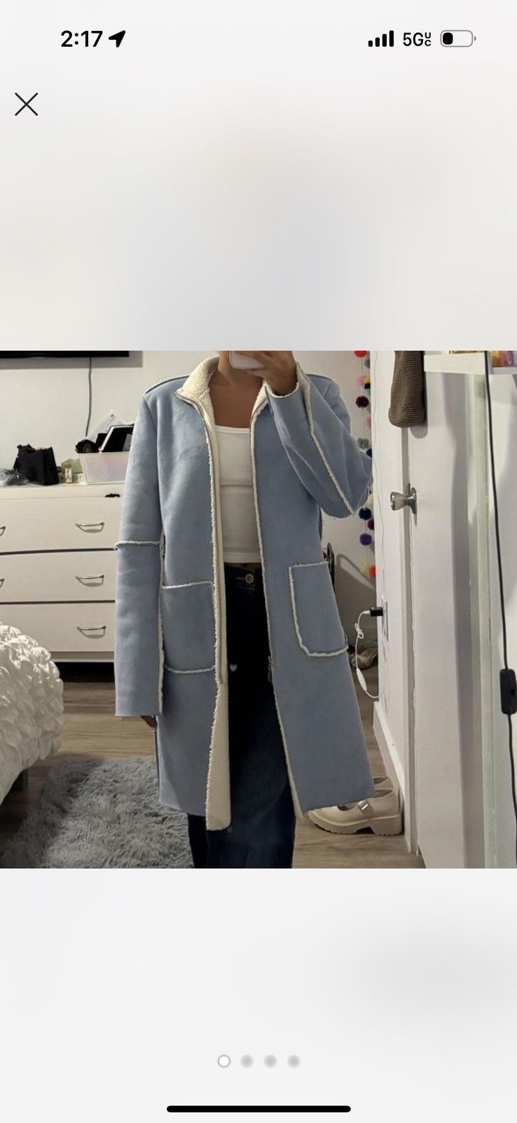Anne Klein Teddy Sherpa coat From Anne Klein Size S / US 4 / IT 40 - 1 Thumbnail