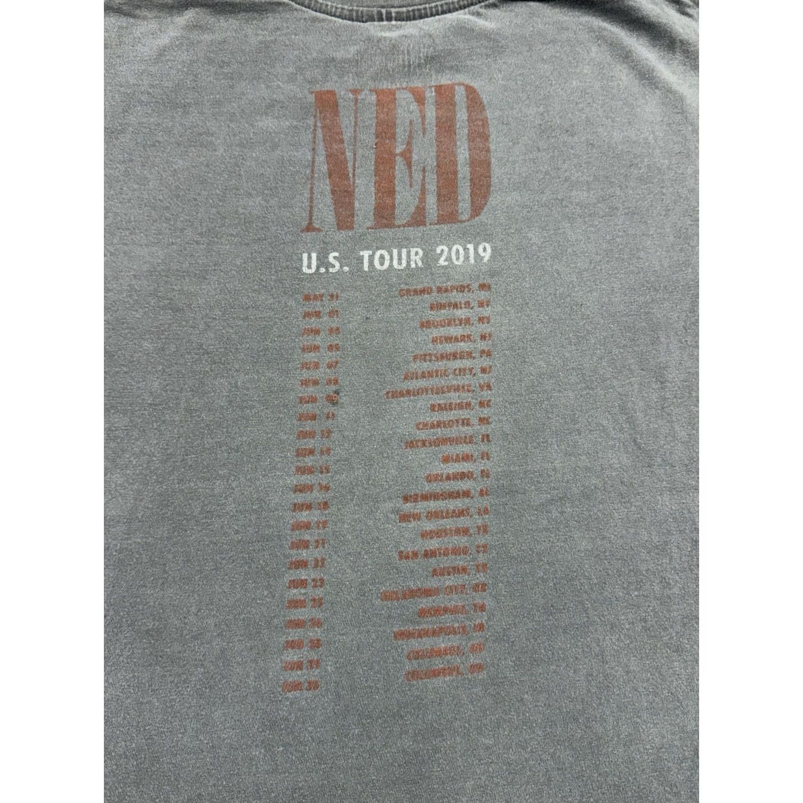 Vintage Twenty One Pilots Ned Tour 2019 T Shirt Men’s Medium Gray Band Merch RARE Size US M / EU 48-50 / 2 - 6 Thumbnail