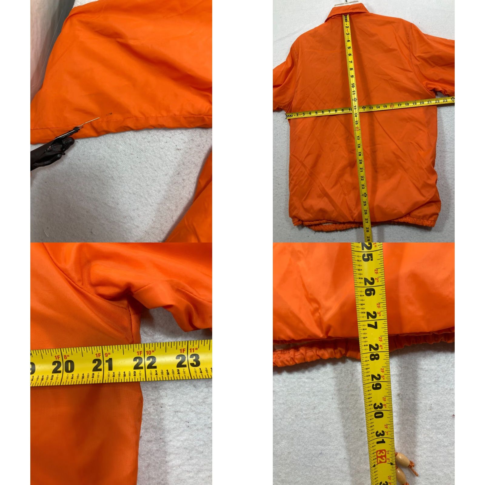 Vintage VINTAGE Clemson Tigers BIKE Windbreaker Jacket Mens M Orange 80s 90s Sports USA Made Size US M / EU 48-50 / 2 - 8 Thumbnail