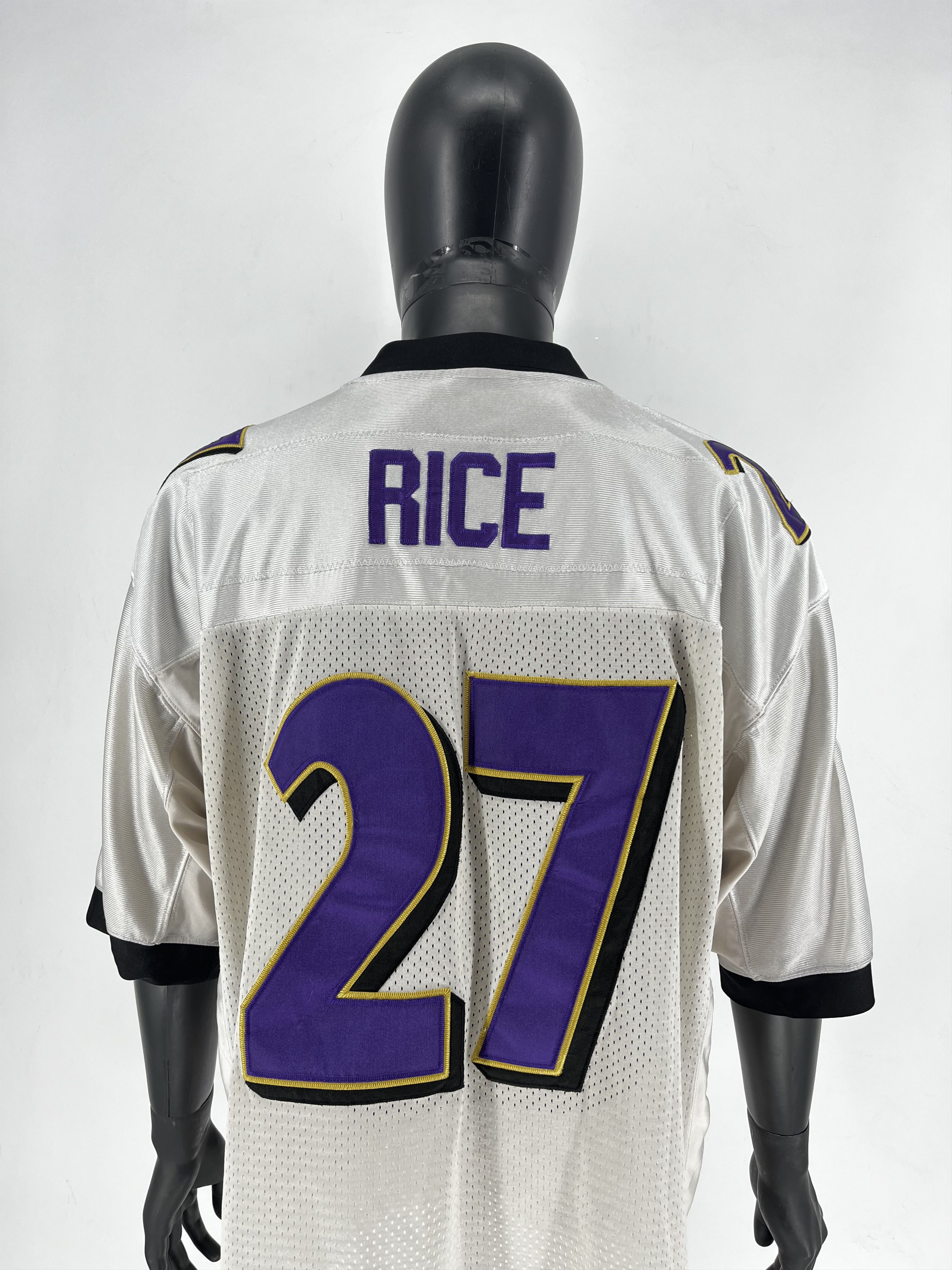 Reebok Baltimore Ravens Ray Rice 27 Stitched NFL Football Jersey Size US XL / EU 56 / 4 - 15 Thumbnail