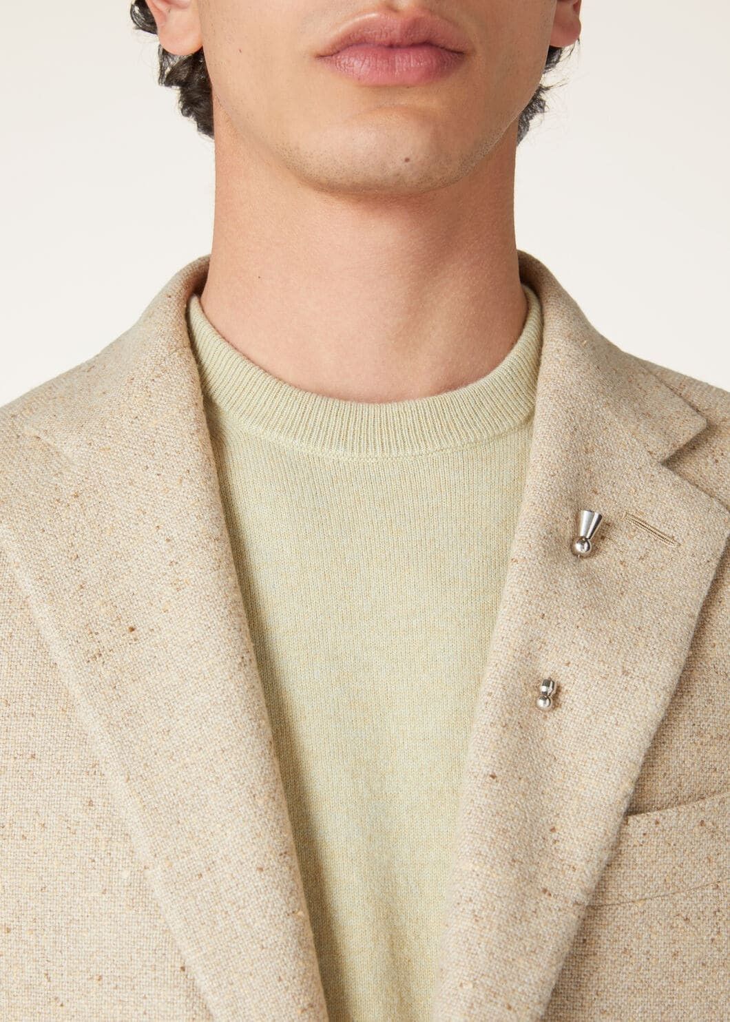Loro Piana o1w1db10825 FAO6498 Torino Jacket in Ivory Size US S / EU 44-46 / 1 - 3 Thumbnail