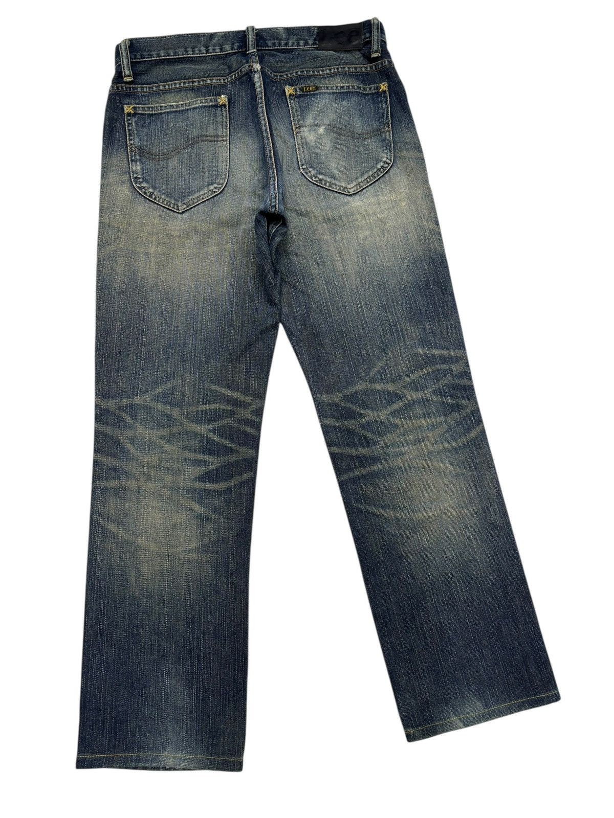 Lee × Number (N)ine LEE RIDERS MUD WASH DISTRESSED DENIM JEANS Size US 32 / EU 48 - 4 Thumbnail