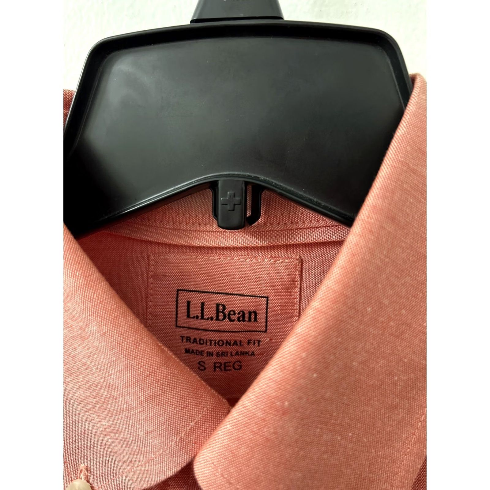 Vintage LL Bean Shirt Mens S Red Pink Chambray Traditional Button Down L/S 248929 Size US S / EU 44-46 / 1 - 6 Thumbnail