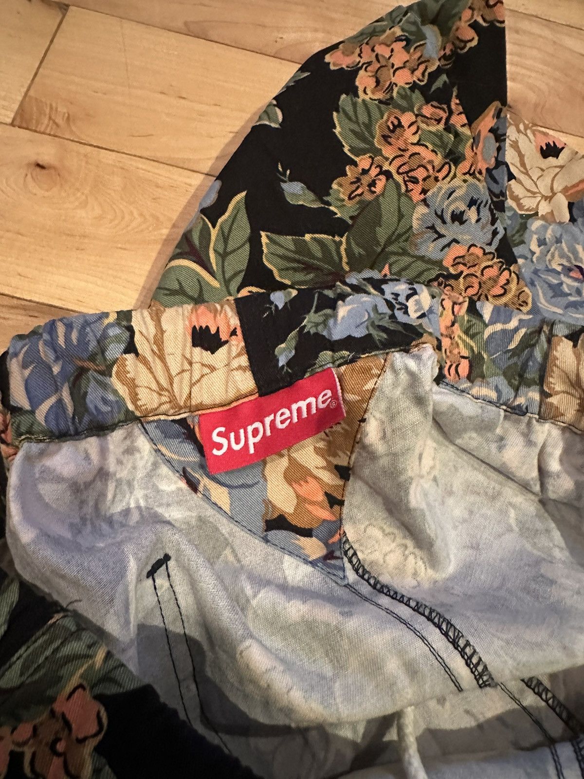 Supreme FW14 Black Floral Flower Pants Large Size US 34 / EU 50 - 4 Thumbnail