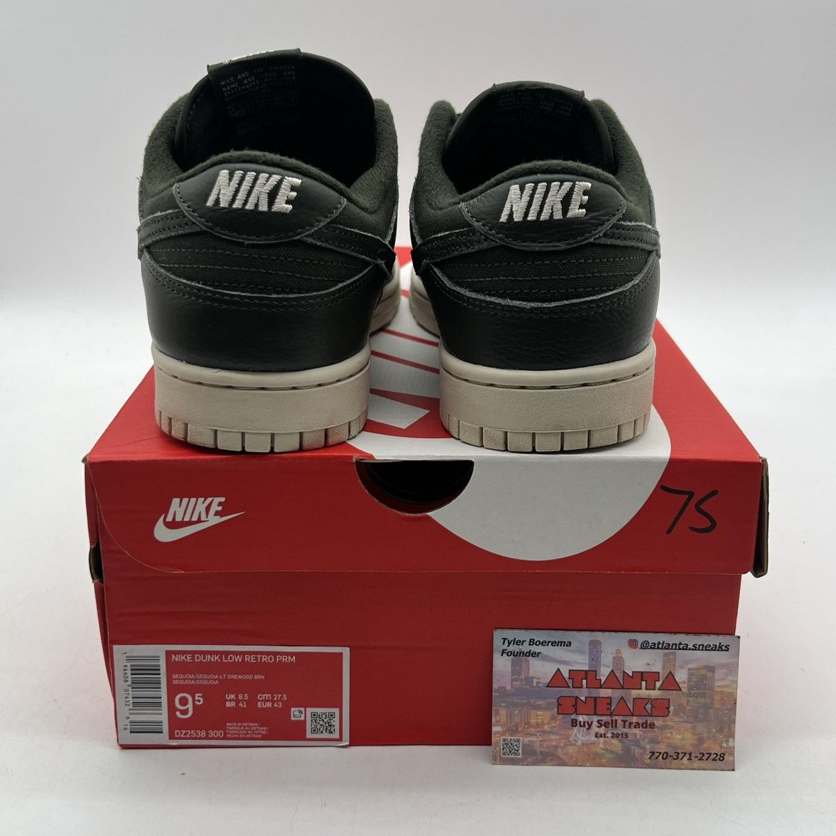 Nike Nike dunk low sequoia Size US 9.5 / EU 42-43 - 3 Thumbnail