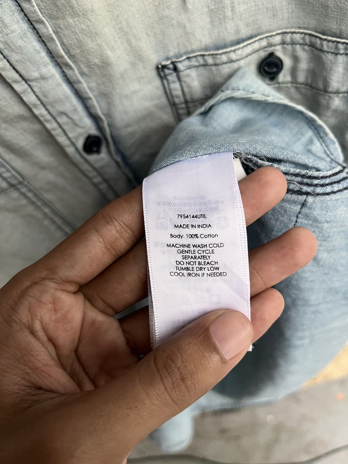 Ralph Lauren VINTAGE DENIM SUPPLY RALPH LAUREN BACKPRINT BANDANA SHIRTS Size US L / EU 52-54 / 3 - 3 Thumbnail