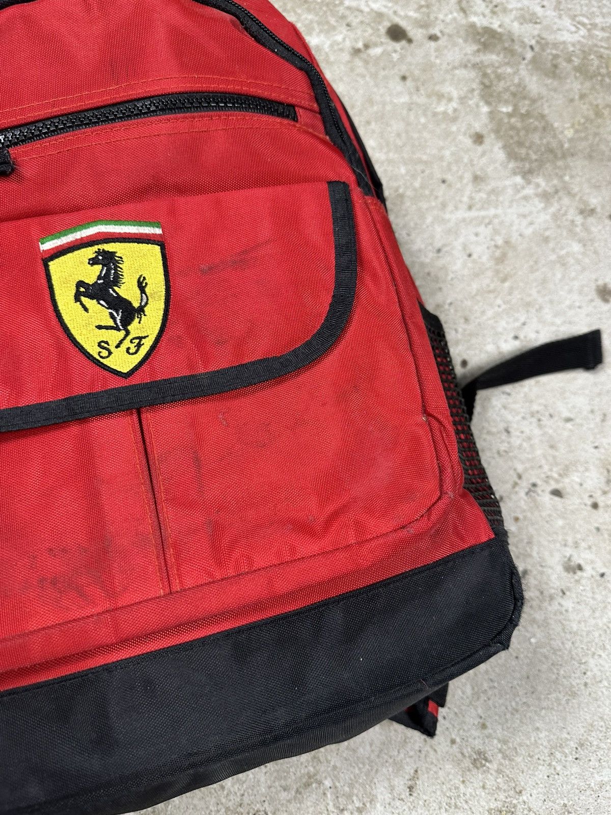 Ferrari Vintage Y2K Ferrari Red Back Pack Bag Size ONE SIZE - 4 Thumbnail