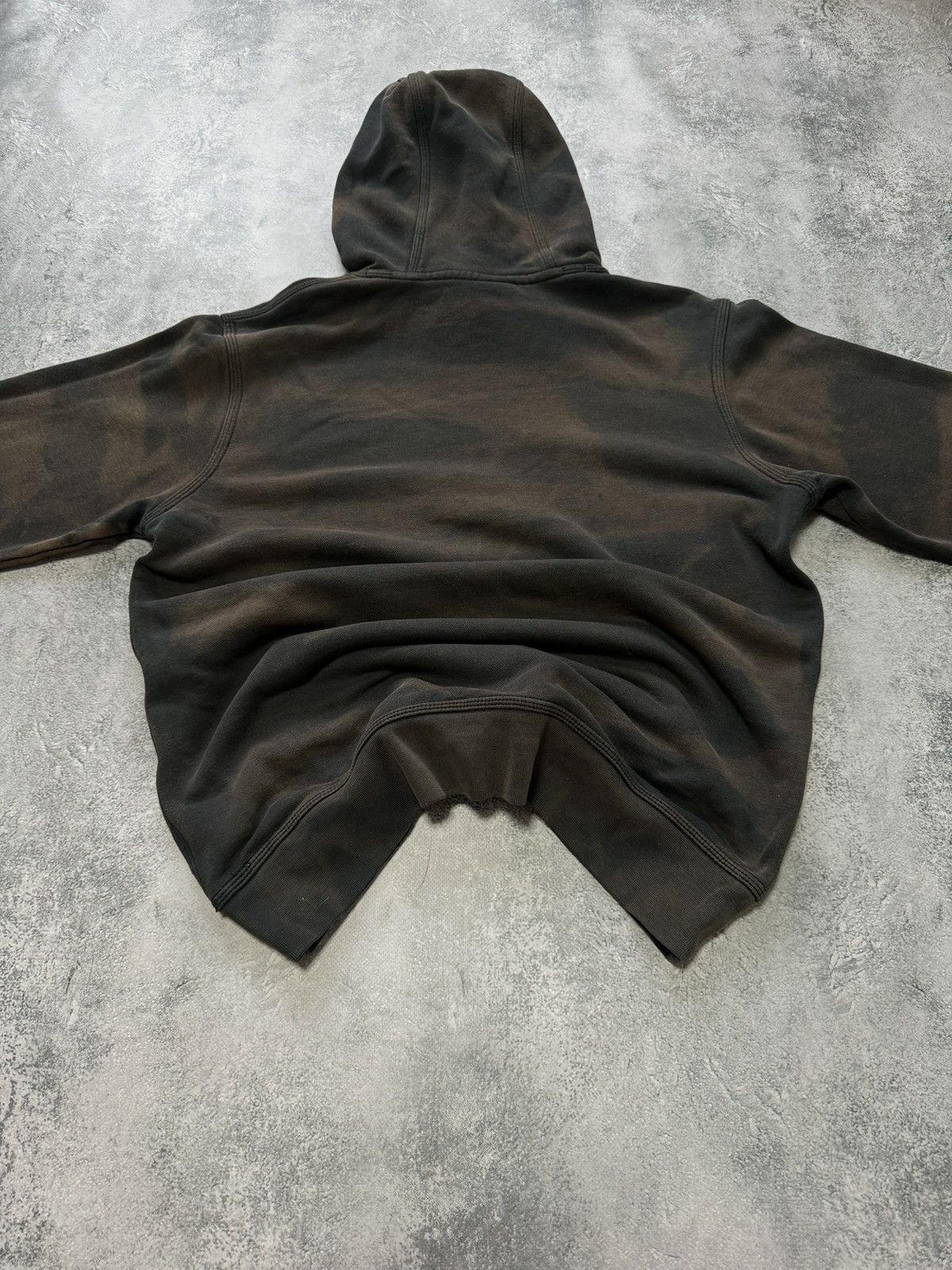 Nike × Vintage Vintage Nike Baggy Bleached Faded Hoodie Streetwear Custom Size US M / EU 48-50 / 2 - 6 Thumbnail