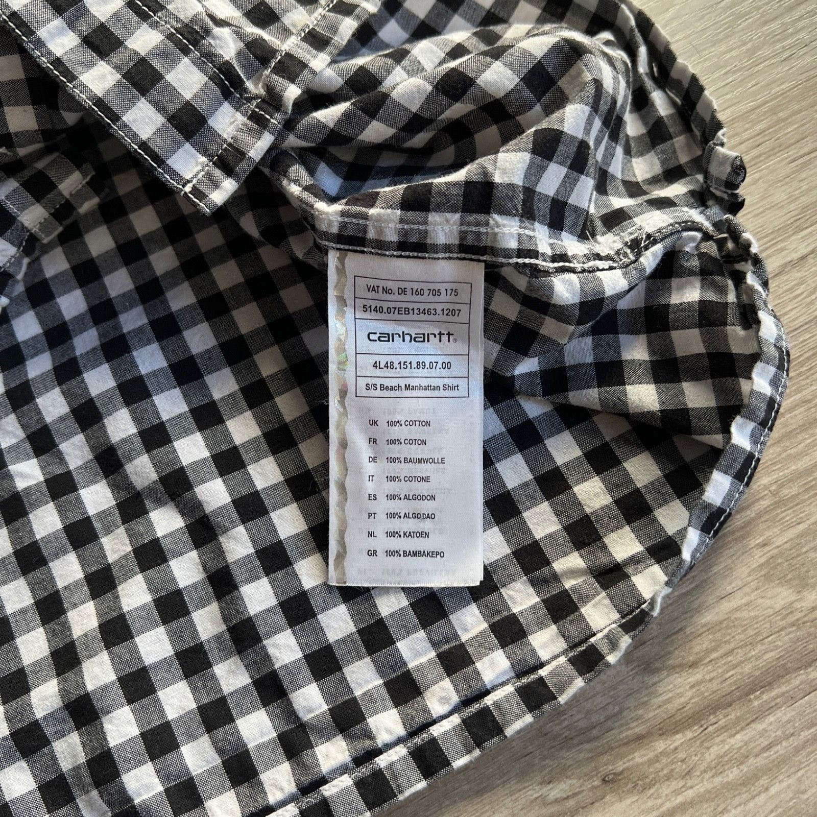 Carhartt Wip Carhartt WIP Beach Manhattan Check Shirt 9505AC Size US M / EU 48-50 / 2 - 5 Thumbnail