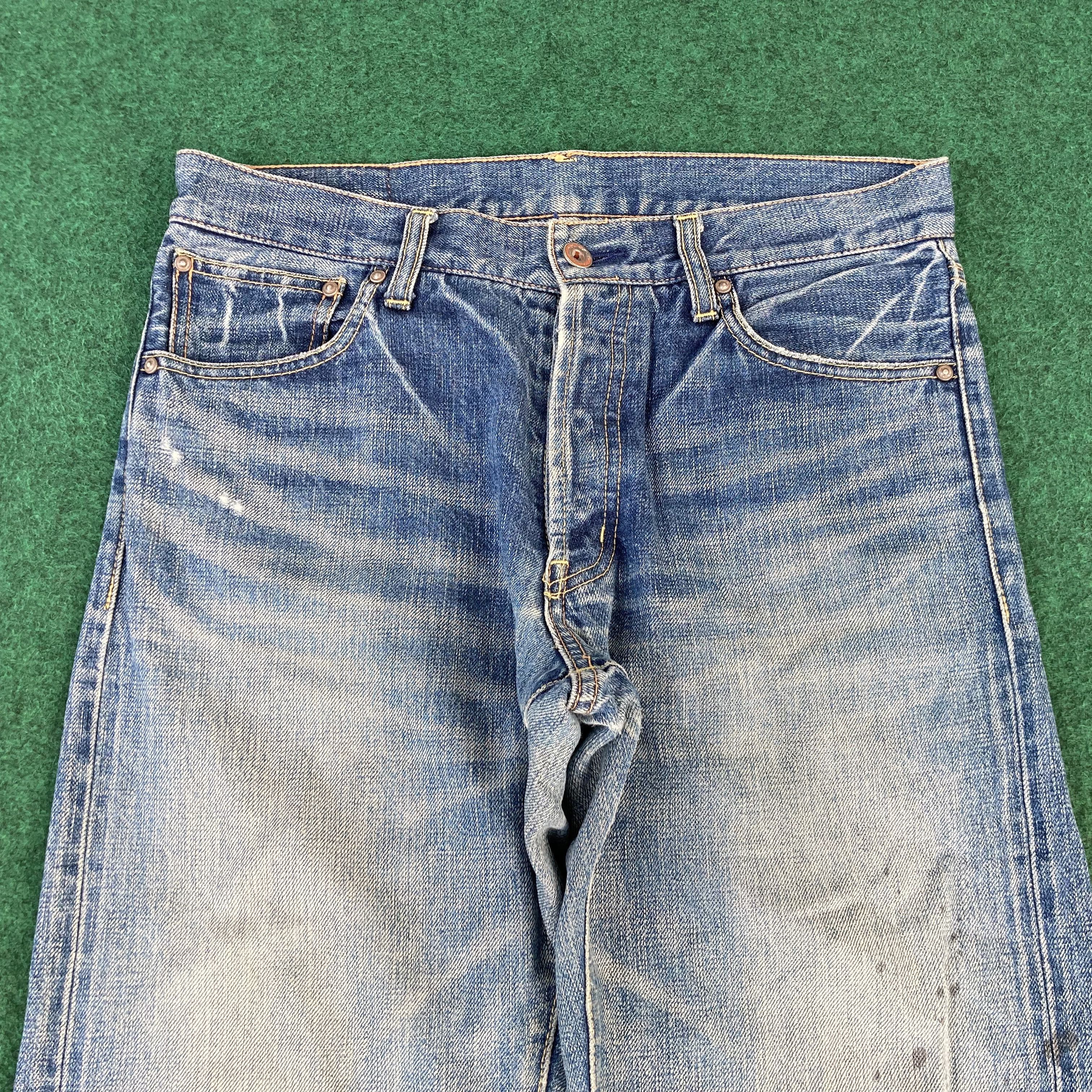 Journal Standard 30x30 Vtg Journal Standard Selvedge Faded Denim Blue Jeans Size US 30 / EU 46 - 4 Thumbnail