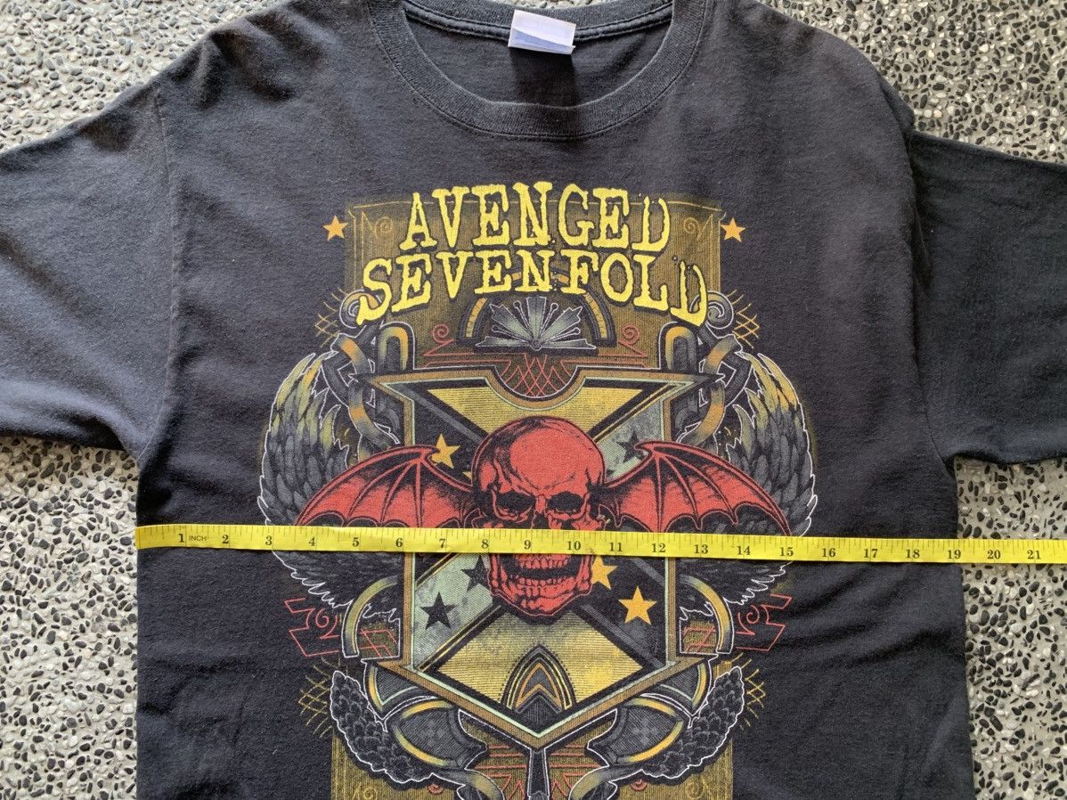 Band Tees × Vintage Vintage Avenged Sevenfold Heavy Metal Band T shirt Size US M / EU 48-50 / 2 - 8 Thumbnail