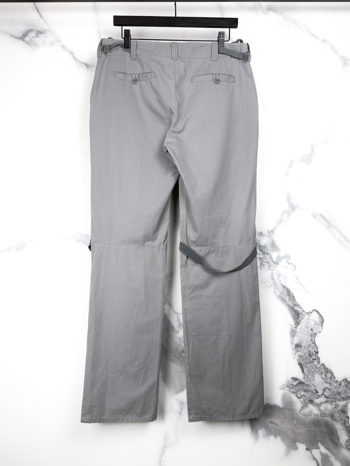Helmut Lang AW99 Helmut Lang Vintage 3D Pocket Astro Bondage Cargo Pants Size US 32 / EU 48 - 2 Thumbnail