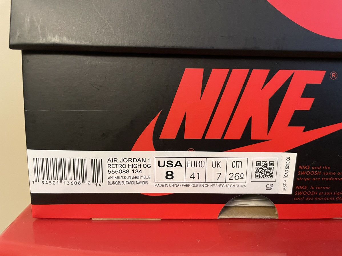 Jordan Brand × Nike Jordan 1 university blue Size US 8 / EU 41 - 9 Thumbnail