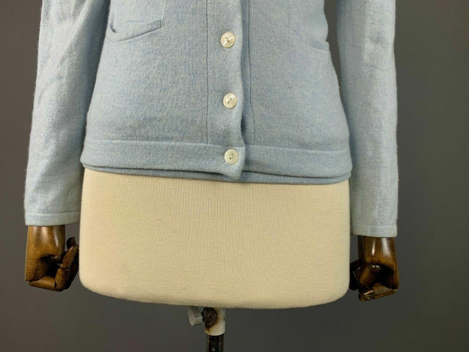 Designer Donna Lane Blue Cashmere Sweater + Top T-Shirt Size 36 Size M / US 6-8 / IT 42-44 - 4 Thumbnail