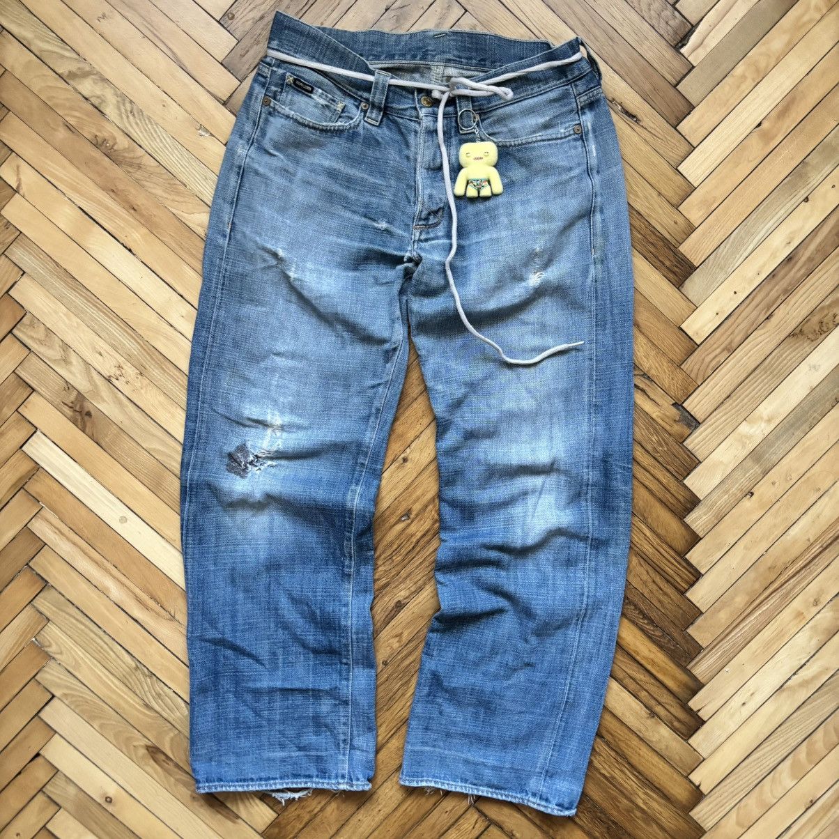 Ralph Lauren Last Drop‼️Vintage Polo Ralph Lauren Distressed Loose Jeans Size US 32 / EU 48 - 2 Thumbnail