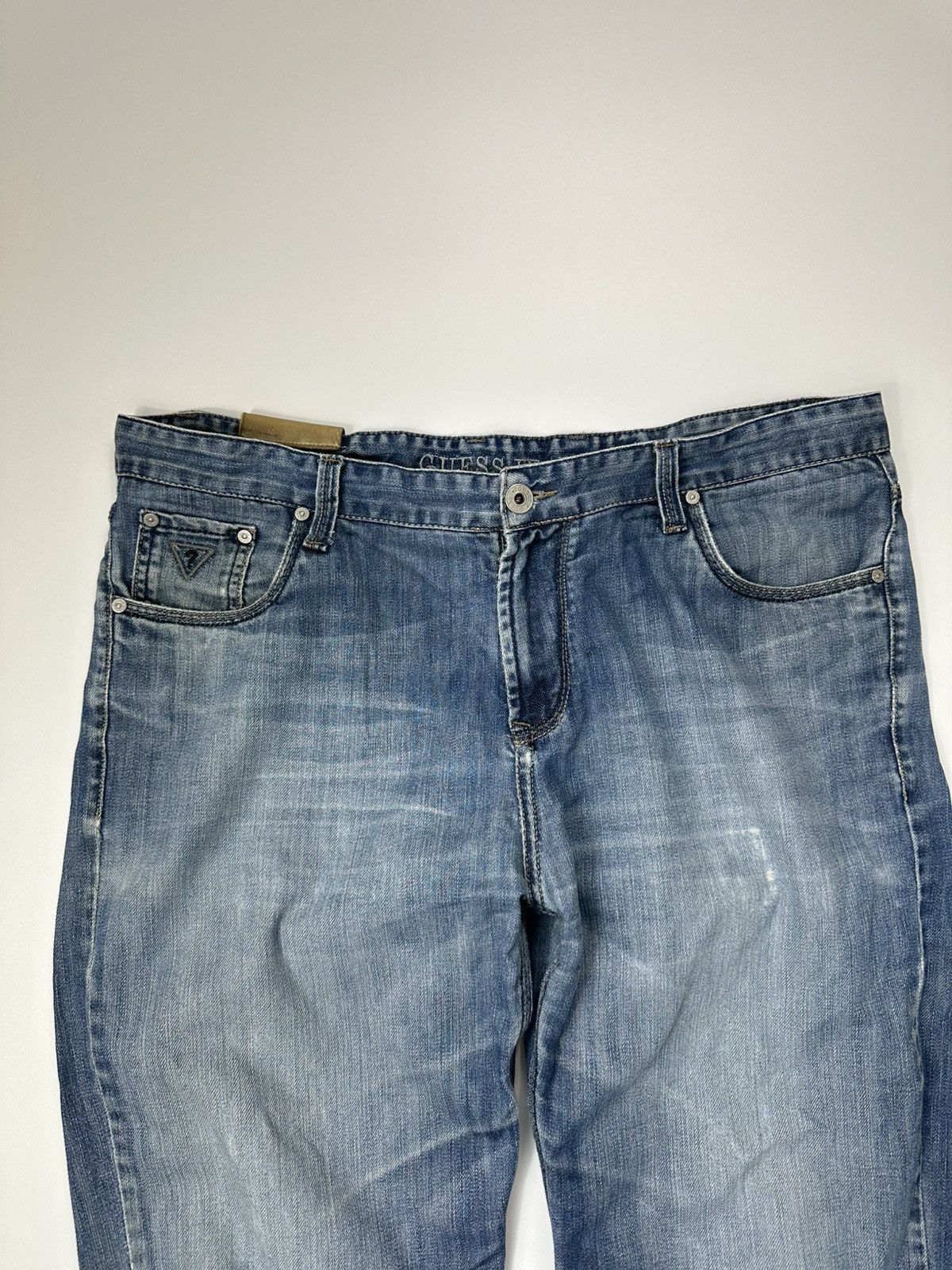 Guess Guess Oversize Denim Blue Jeans Men's 36 Size Size US 36 / EU 52 - 6 Thumbnail