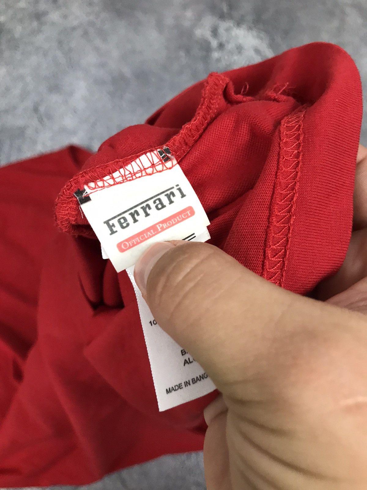 Ferrari Ferrari Red Big Logo Tshirt,Tee,Active Wear Size US M / EU 48-50 / 2 - 8 Thumbnail