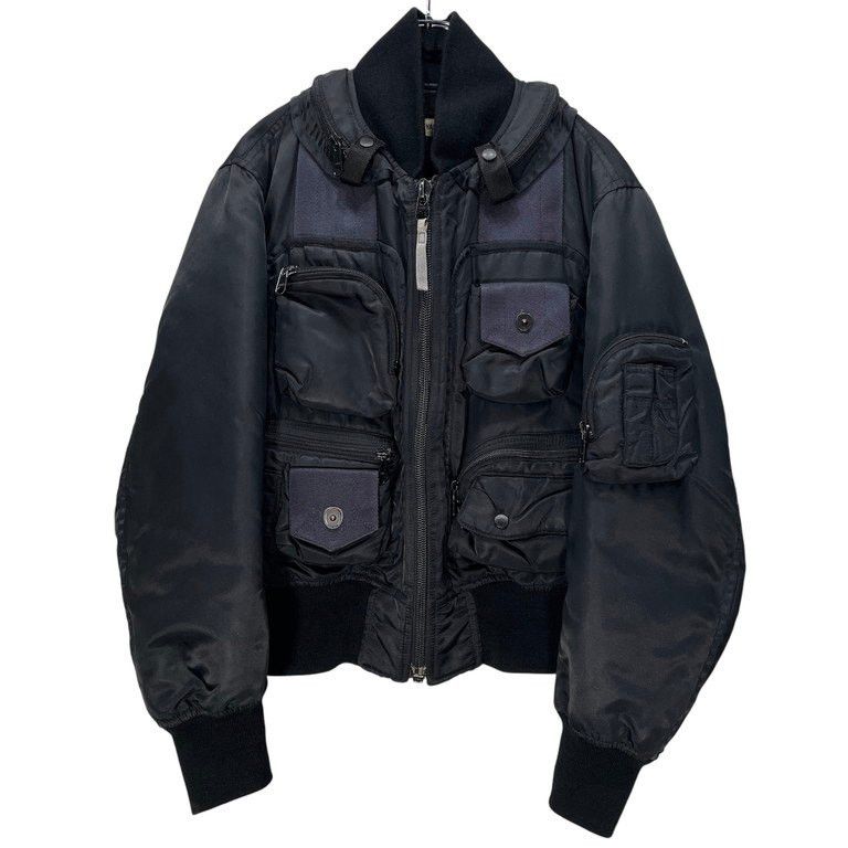 Issey Miyake AW 1996 Parachute Cargo Bomber MA-1 Jacket | Grailed
