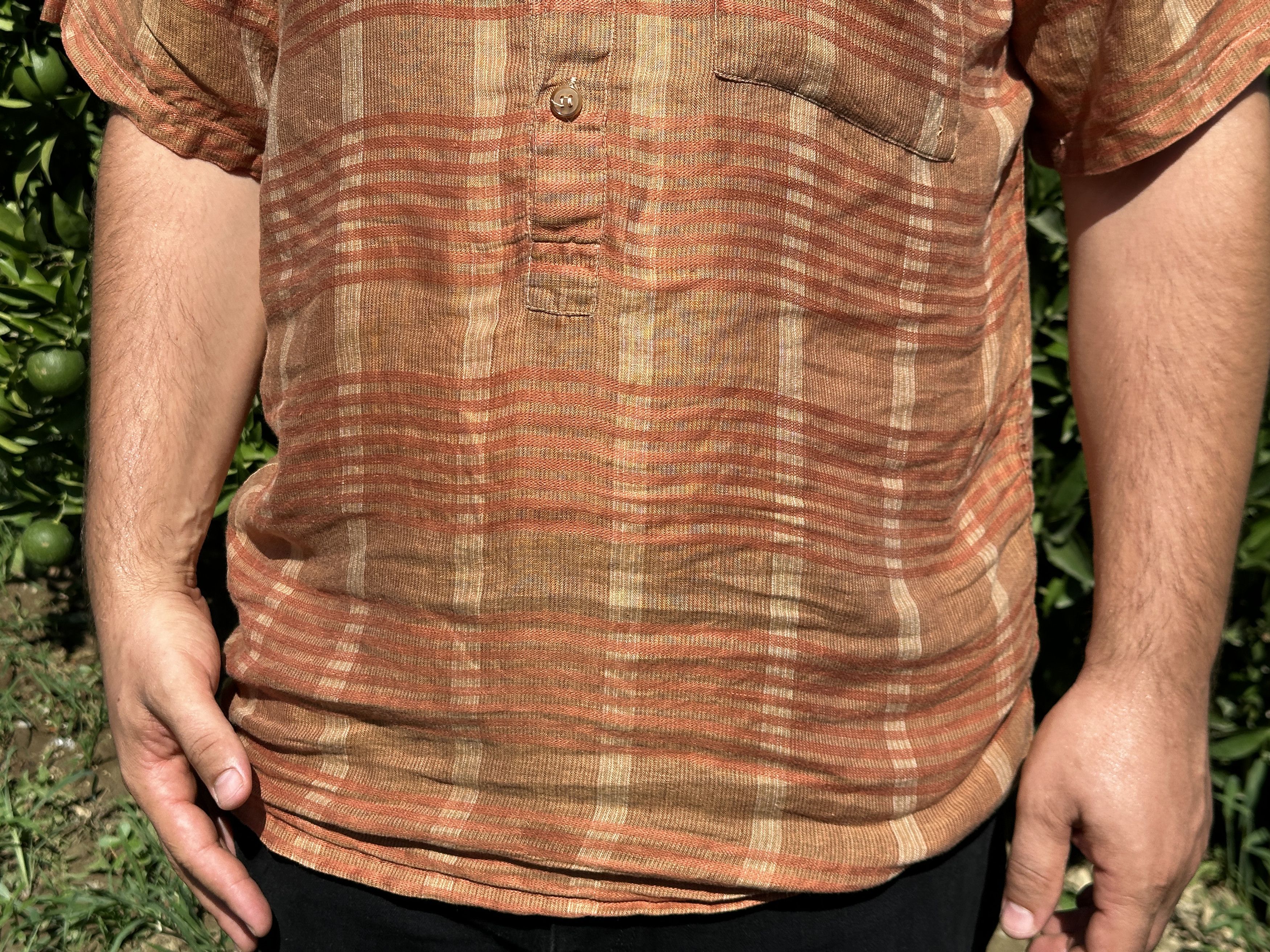 Missoni Missoni Uomo Check CasualDress Shirt Flax Linen Retro Size L Size US L / EU 52-54 / 3 - 3 Thumbnail