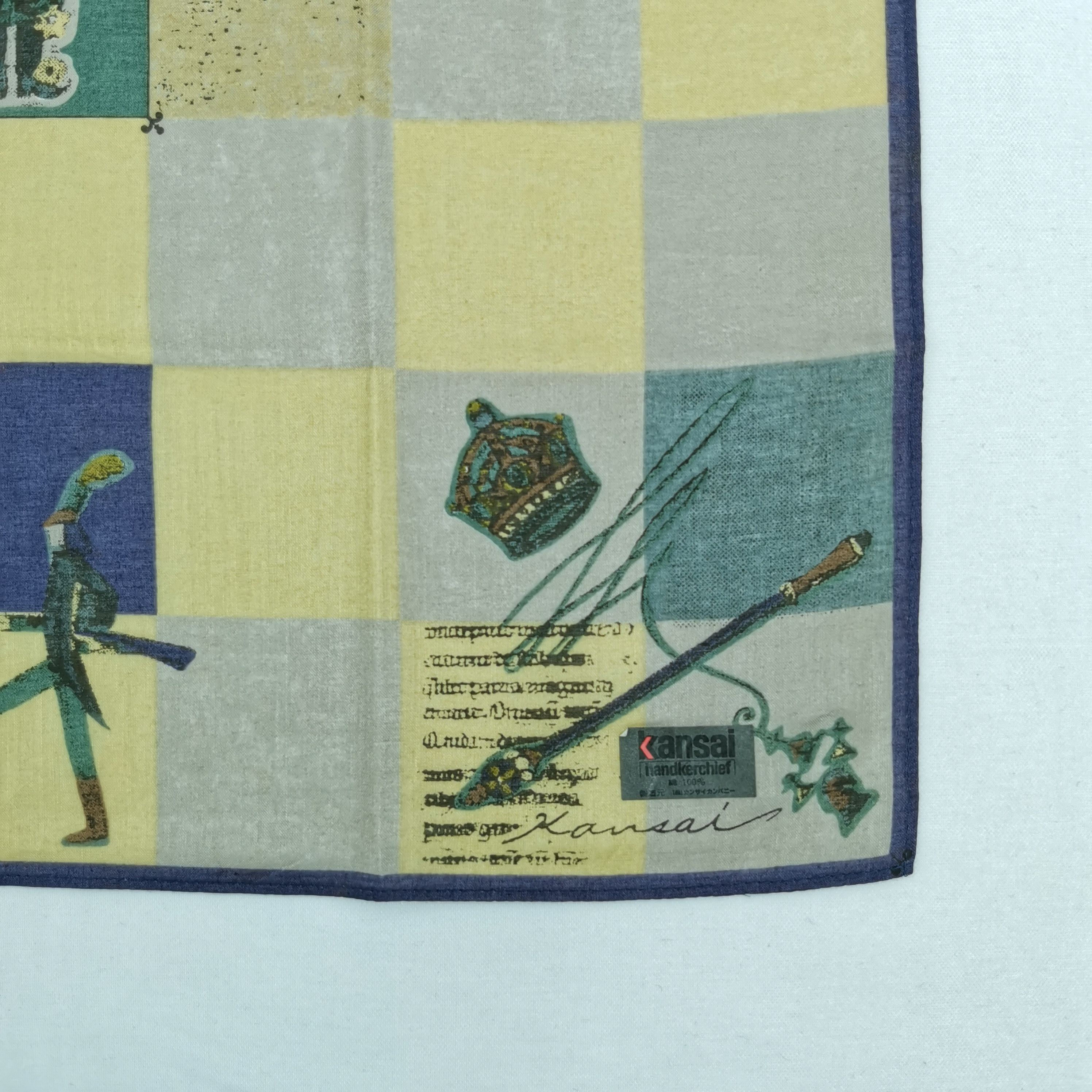 Kansai Yamamoto NWT Vintage Kansai Handkerchief Neckerchief Japanese Bandana Size ONE SIZE - 3 Thumbnail