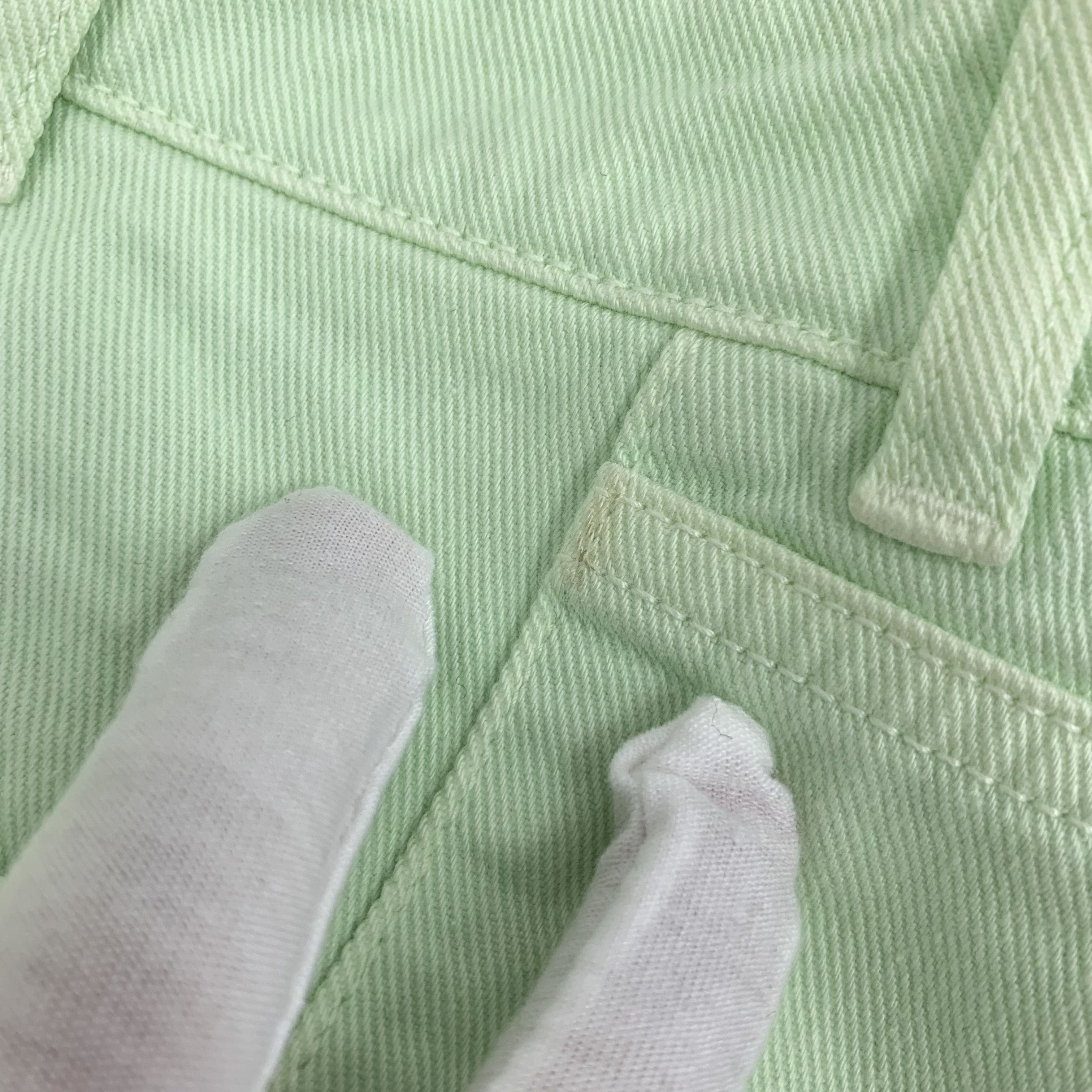 Kenzo Kenzo Light Green Denim Skirt (Size XS) Size 25" / US 0 / IT 36 - 3 Thumbnail