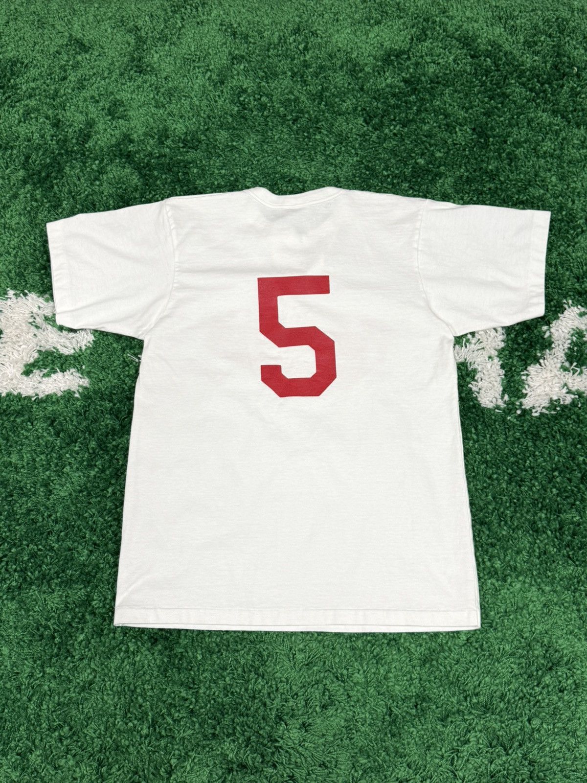 Vintage RARE Vintage Philadelphia 5 Logo White Henley Button Tee Size US M / EU 48-50 / 2 - 4 Thumbnail