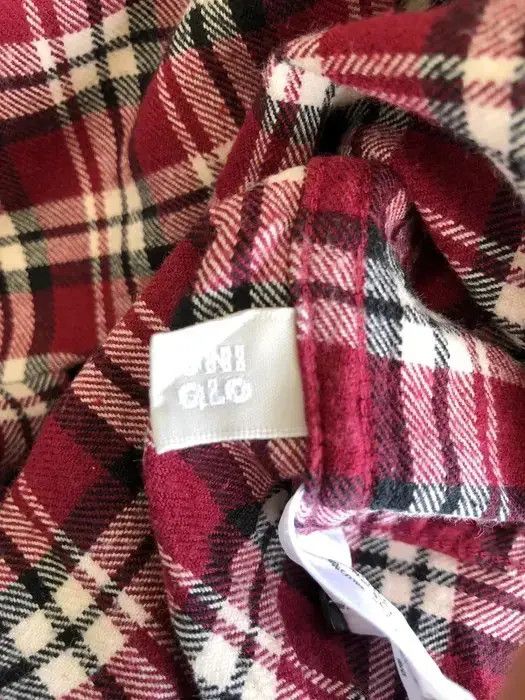 Japanese Brand Japanese Brand Uniqlo Plaid Tartan Flannel Shirt 👕 Size US XL / EU 56 / 4 - 3 Thumbnail